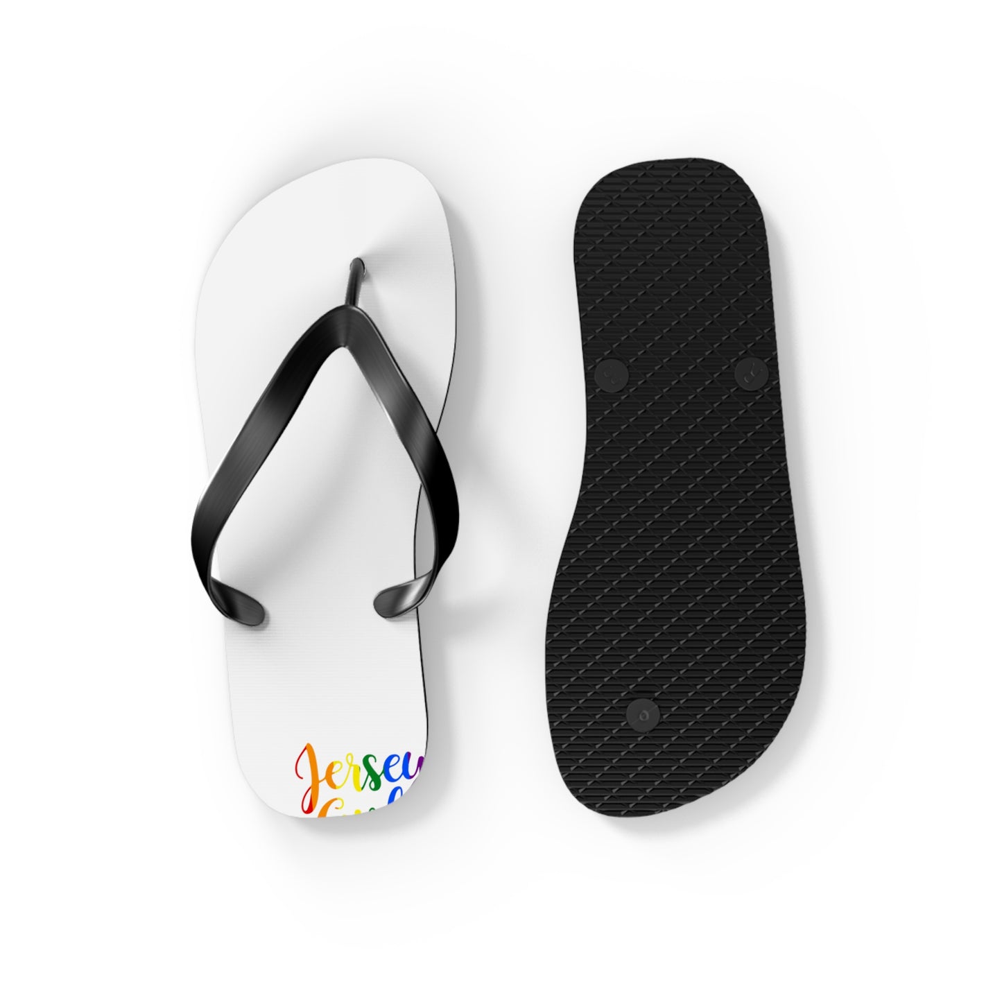Flip Flops - Jersey Girl Rainbow Pride