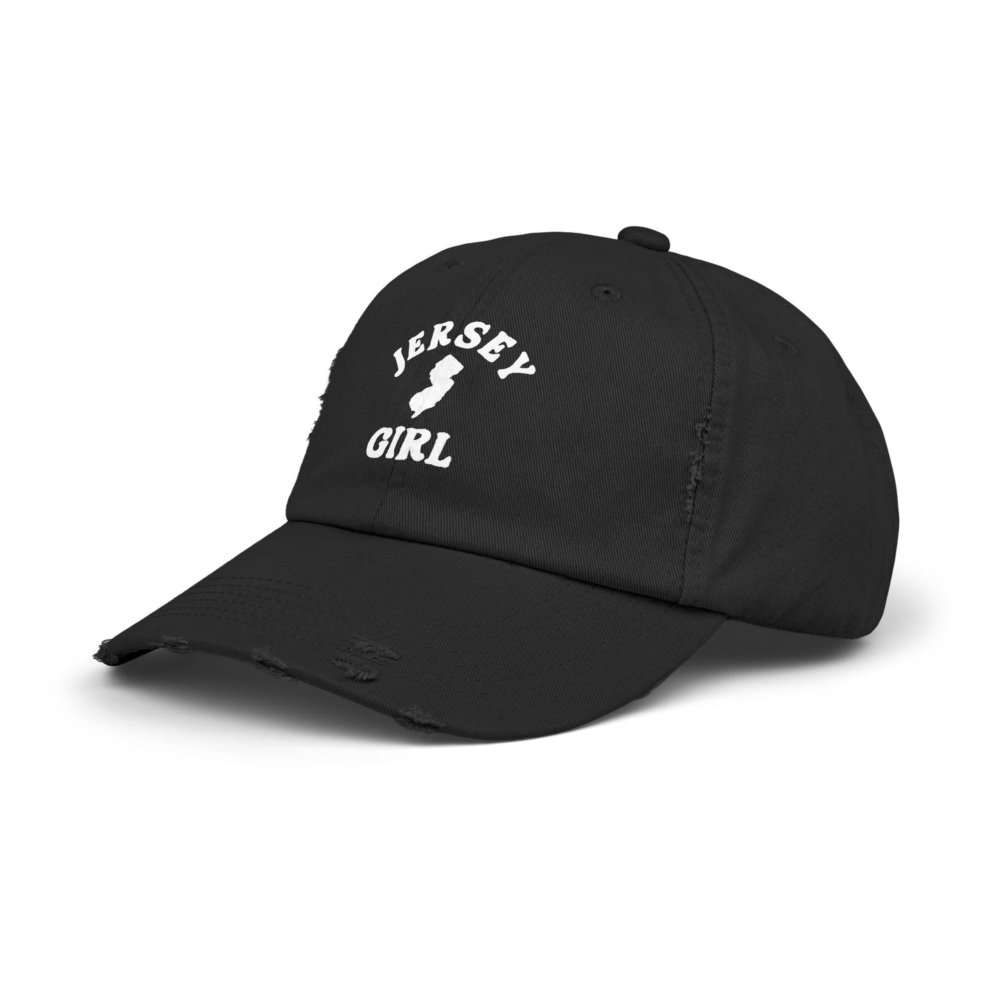 Jersey Girl Hat Unisex Distressed Cap