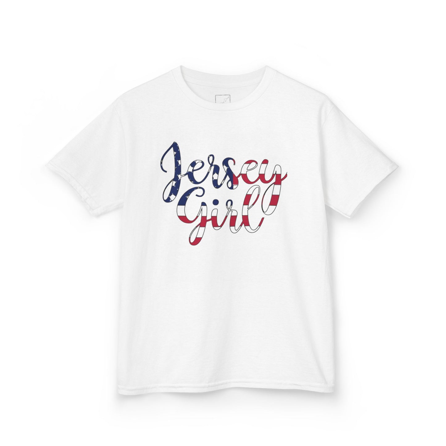 Jersey Girl Kids Tee | Stylish Cotton T-Shirt for Girls, Summer Outfit, Casual Wear, Birthday Gift, Patriotic Apparel