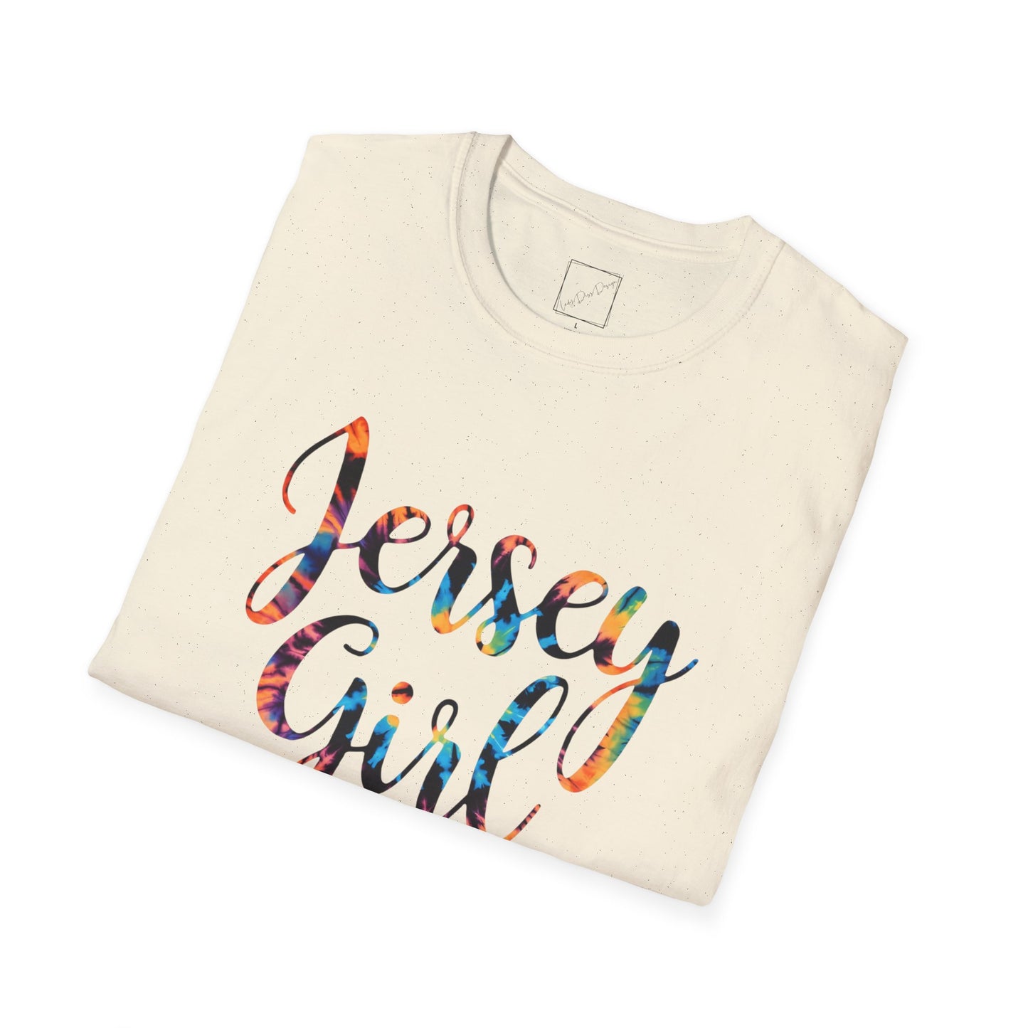 Jersey Girl T-Shirt, Unisex Softstyle Tee, Casual Wear, Gift for Jersey Residents, Summer Fashion, Birthday Present