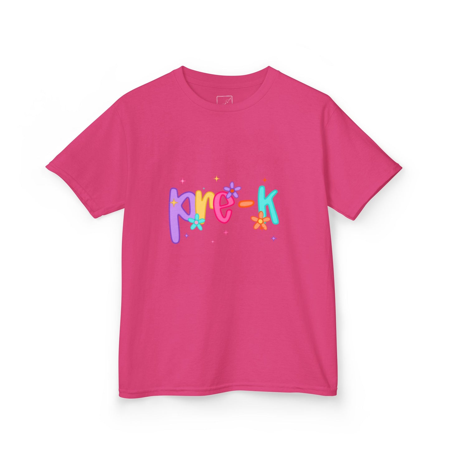 Colorful Pre-K Kids Heavy Cotton™ Tee | Fun T-Shirt for Preschool, Birthday Gift, Playtime Outfit, Toddler Apparel, Summer Wear