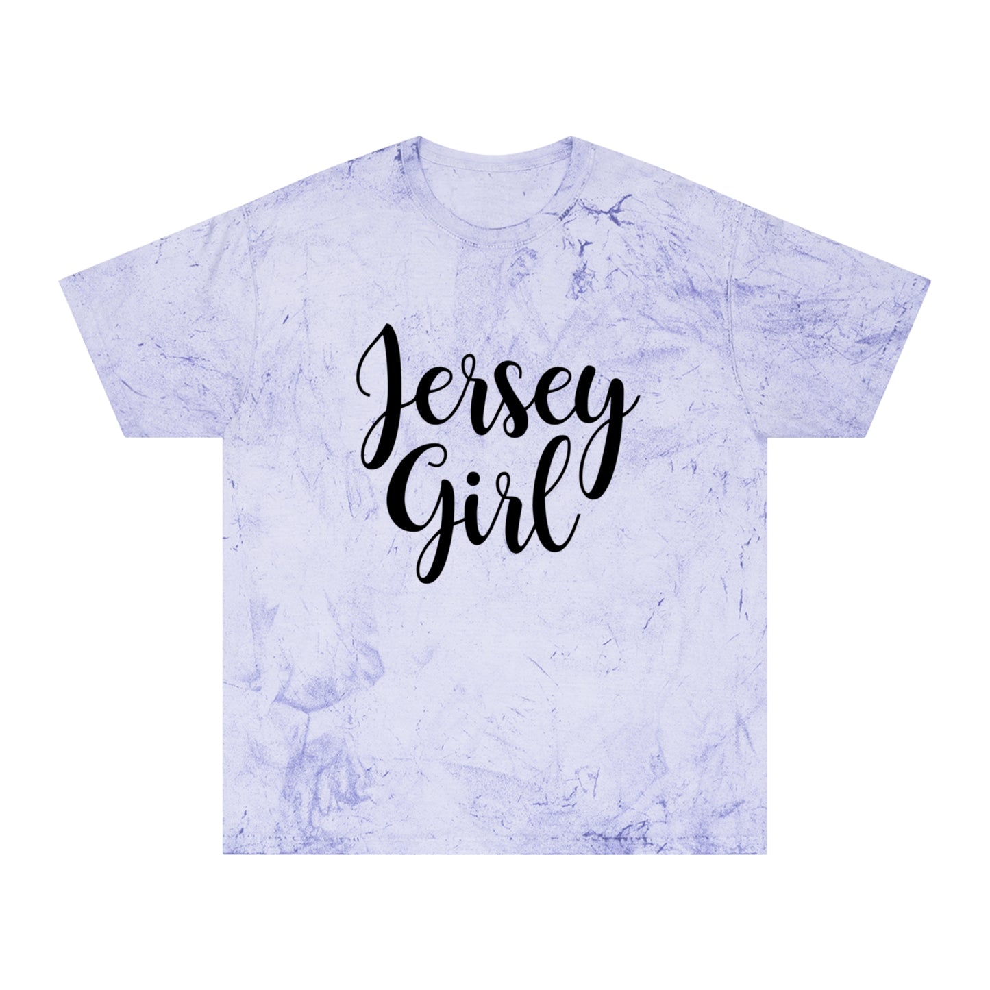 Jersey Girl Color Blast T-Shirt, Unisex Graphic Tee, Trendy Casual Wear, Gift for Her, Summer Vibes, Unique Jersey Gift