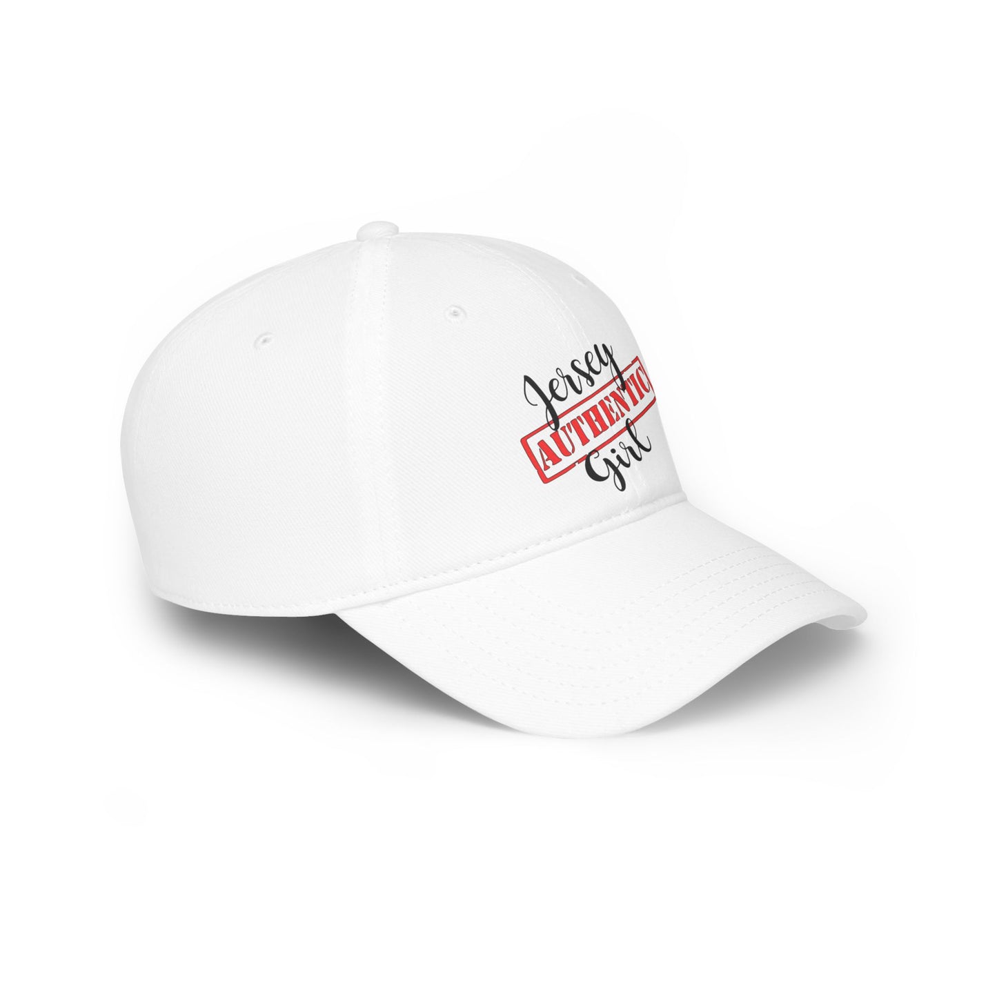 Authentic Jersey Girl Baseball Cap, Casual Hat for Summer, Perfect Gift for Sports Fans, Trendy Everyday Wear, Adjustable Cap