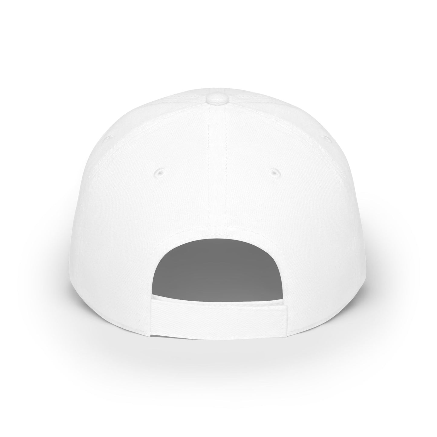 Beach Bum Cap - Casual White Baseball Hat for Summer, Beach Days, Vacation Style, Outdoor Activities, Gift for Sun Lovers
