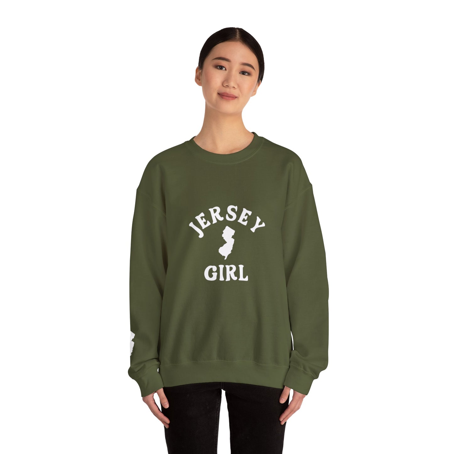 Jersey Girl Unisex Heavy Blend™ Crewneck Sweatshirt
