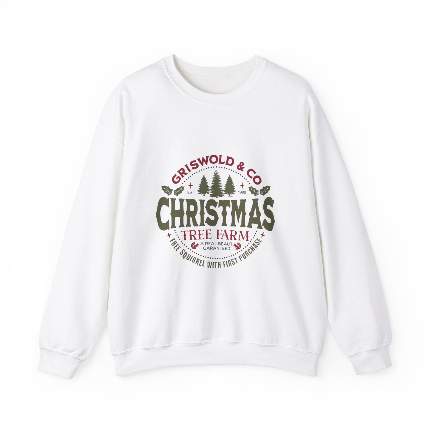 Griswold& Co Christmas Trees Unisex Heavy Blend™ Crewneck Sweatshirt