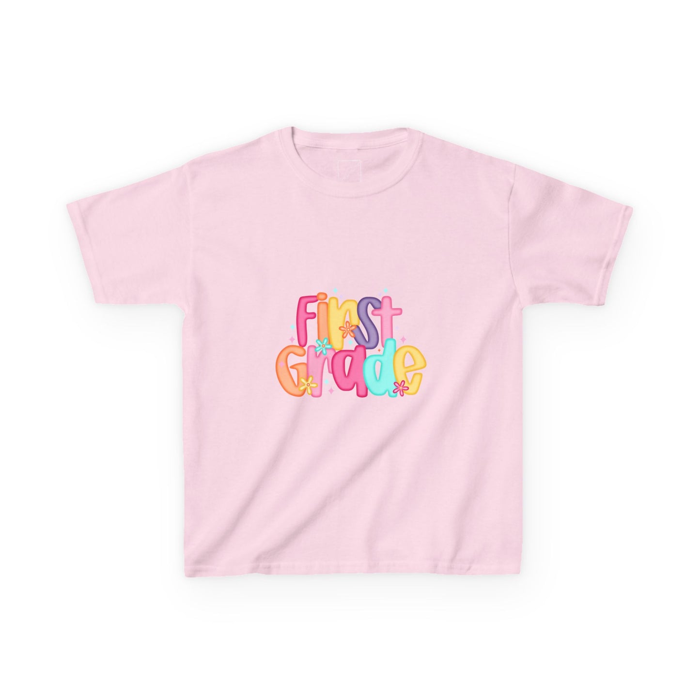 Colorful Kids First Grade Tee - Ideal for Celebrations, Birthdays, Back to School, Gifts, and Everyday Wear
