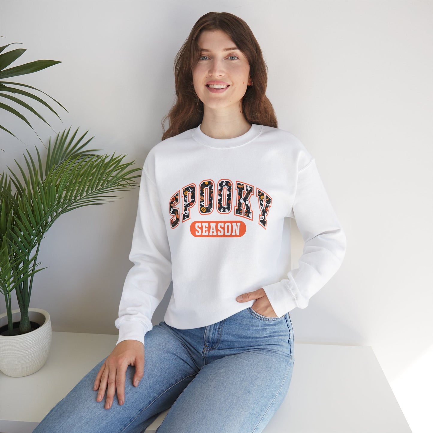 Spooky Season Halloween Unisex Heavy Blend™ Crewneck Sweatshirt