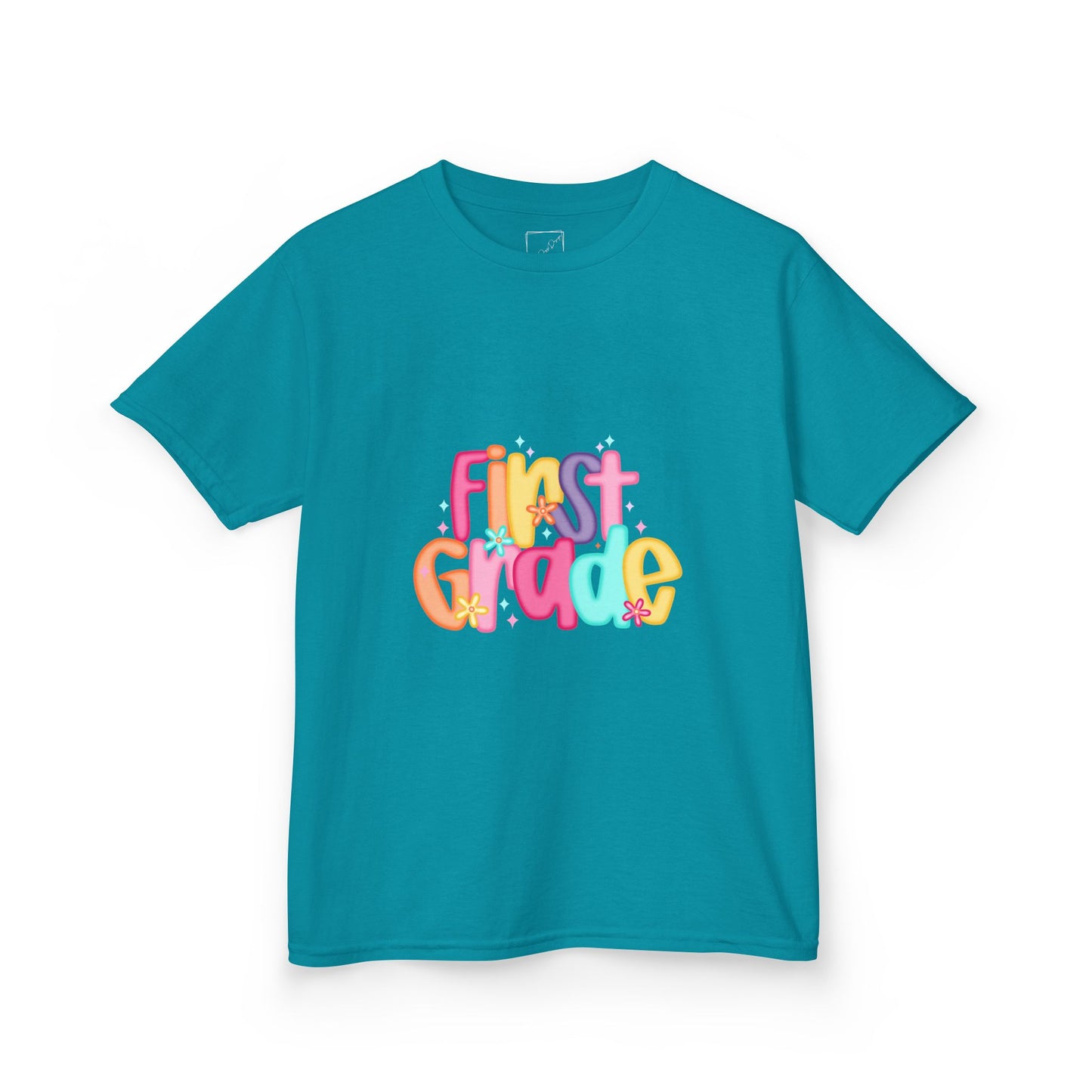 Colorful Kids First Grade Tee - Ideal for Celebrations, Birthdays, Back to School, Gifts, and Everyday Wear