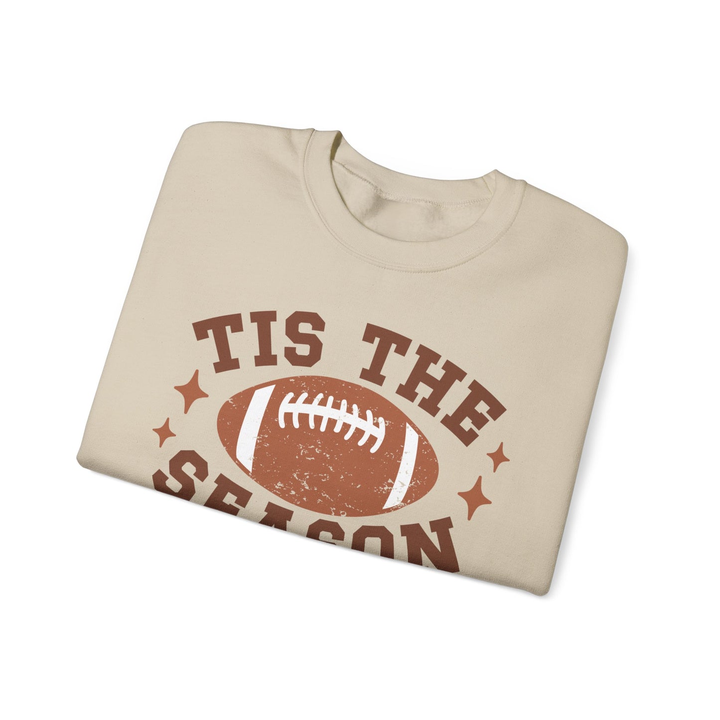 Tis The Season Football Unisex Heavy Blend™ Crewneck Sweatshirt
