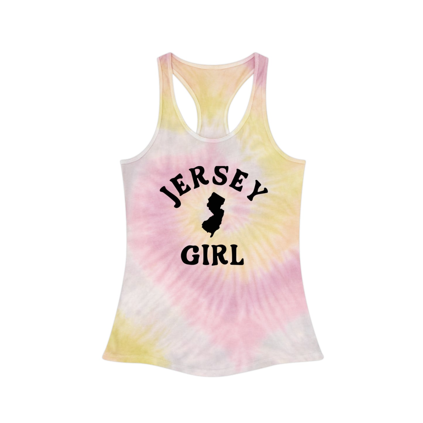 Jersey Girl Tie Dye Racerback Tank Top