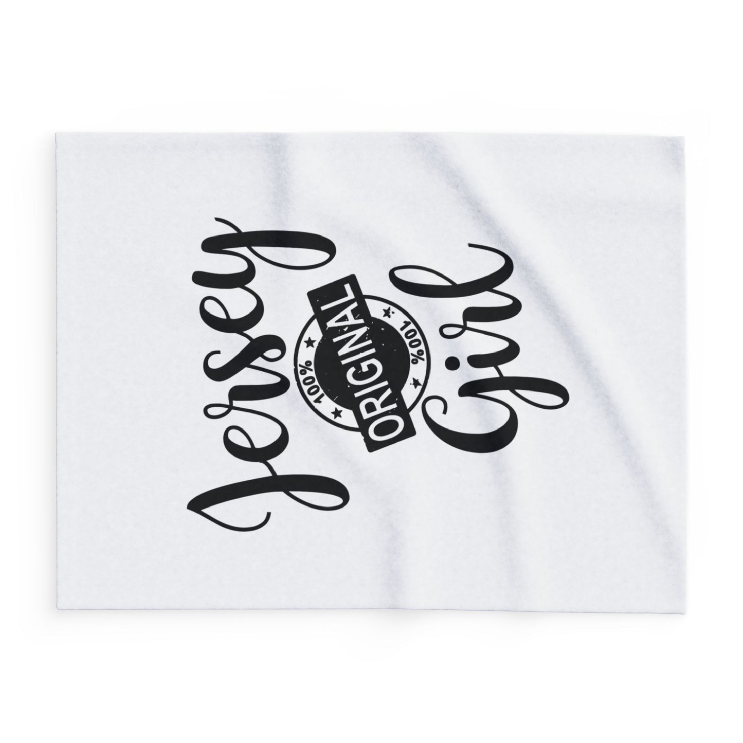 Cozy Jersey Girl Fleece Blanket, Throw Blanket, Home Decor, Gift for Her, Warm Blanket, Jersey Pride
