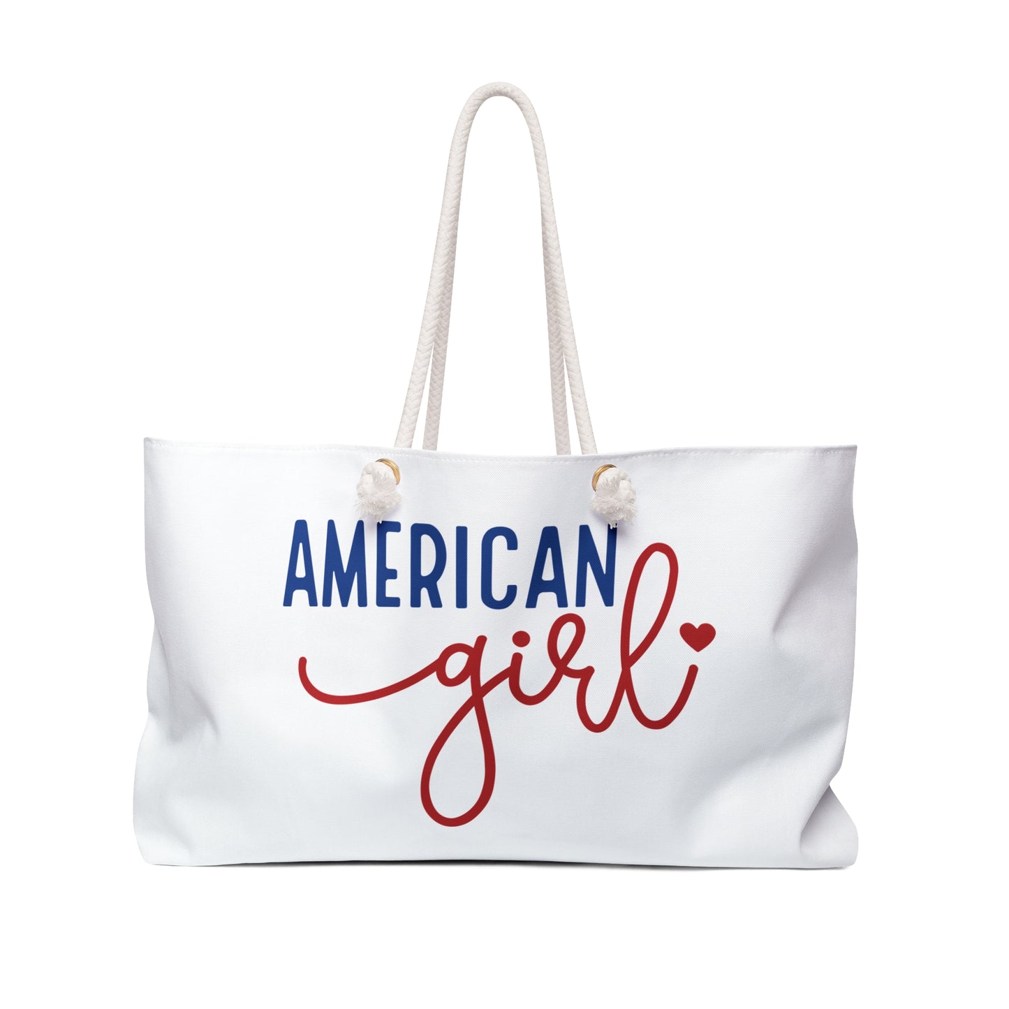 American Girl Weekender Bag, Travel Tote, Summer Vacation Bag, Beach Bag, Girls Trip Essentials