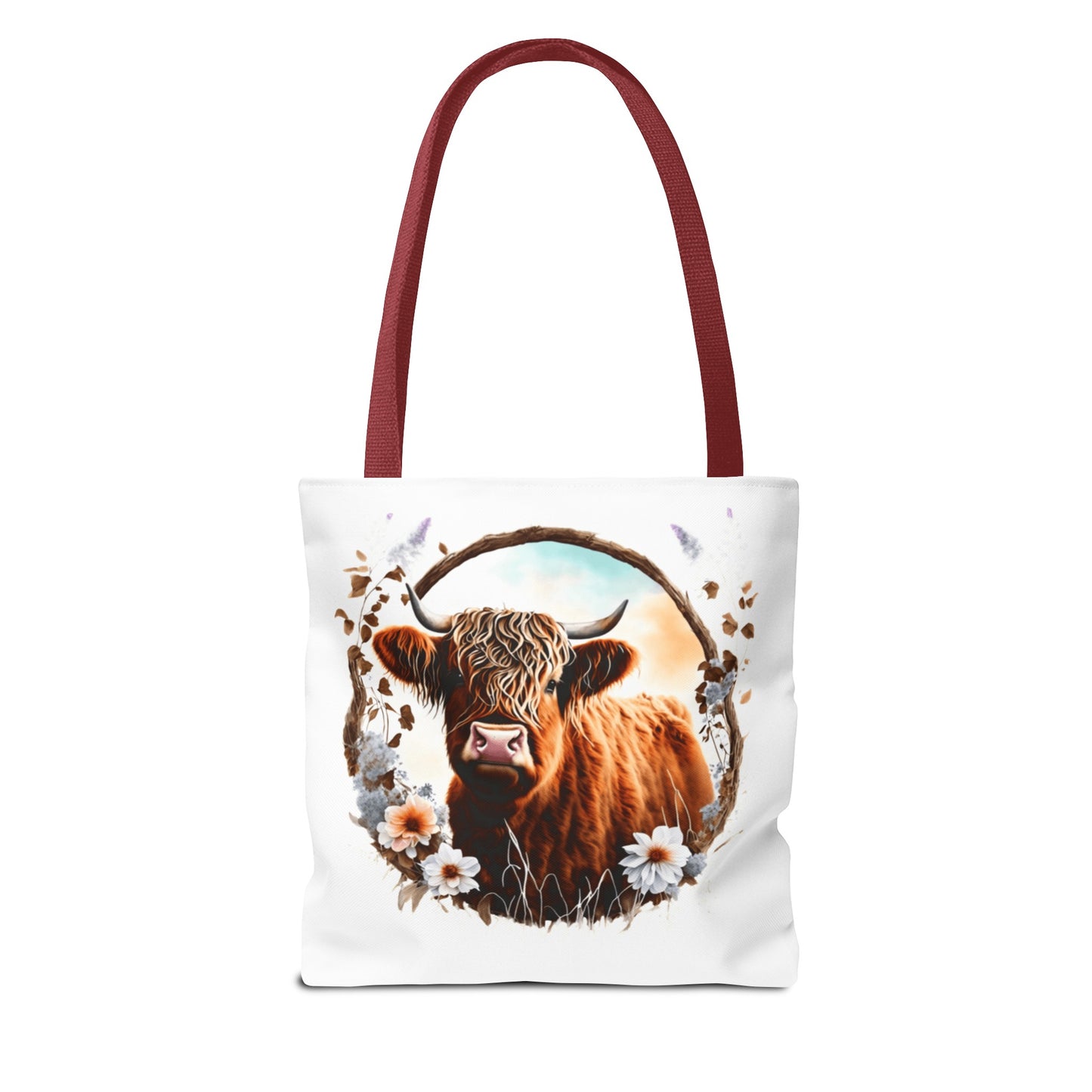 Highland Cattle Cow Tote Bag (AOP)