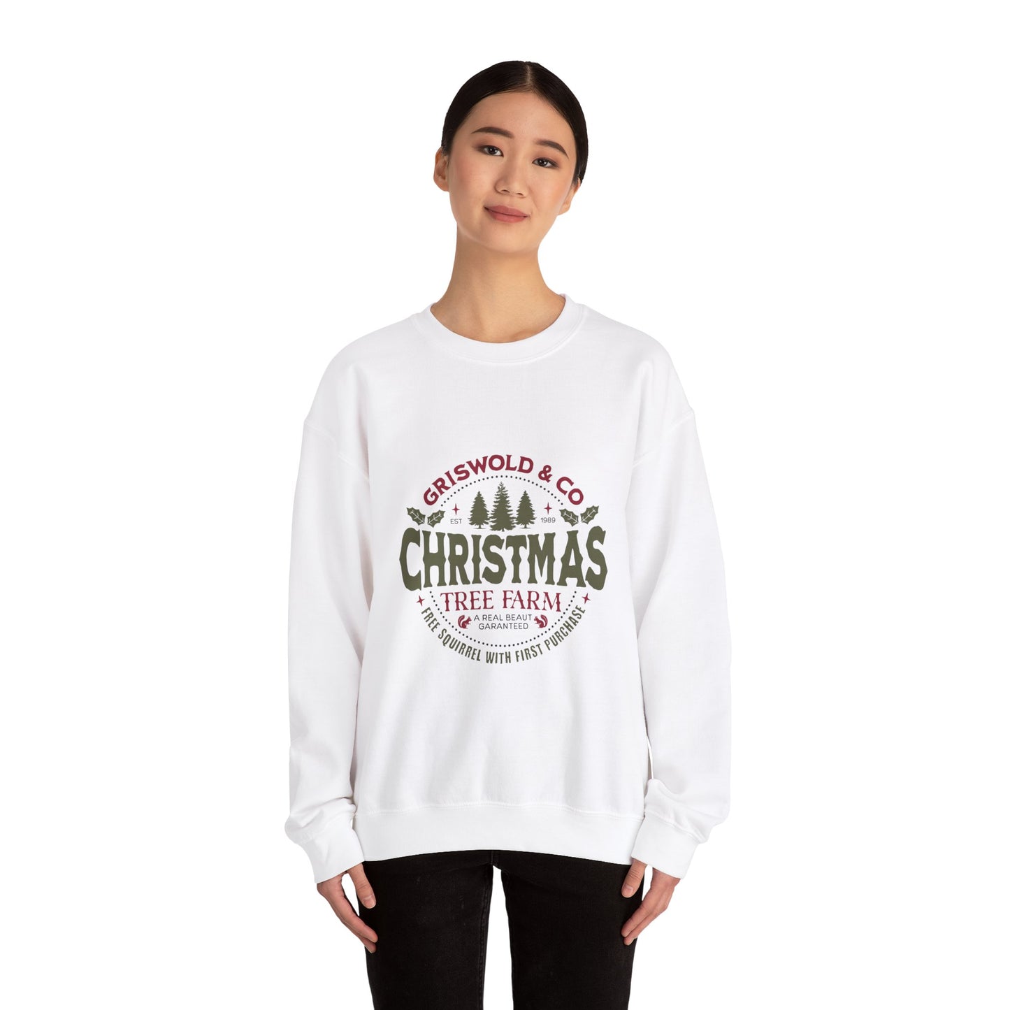 Griswold& Co Christmas Trees Unisex Heavy Blend™ Crewneck Sweatshirt