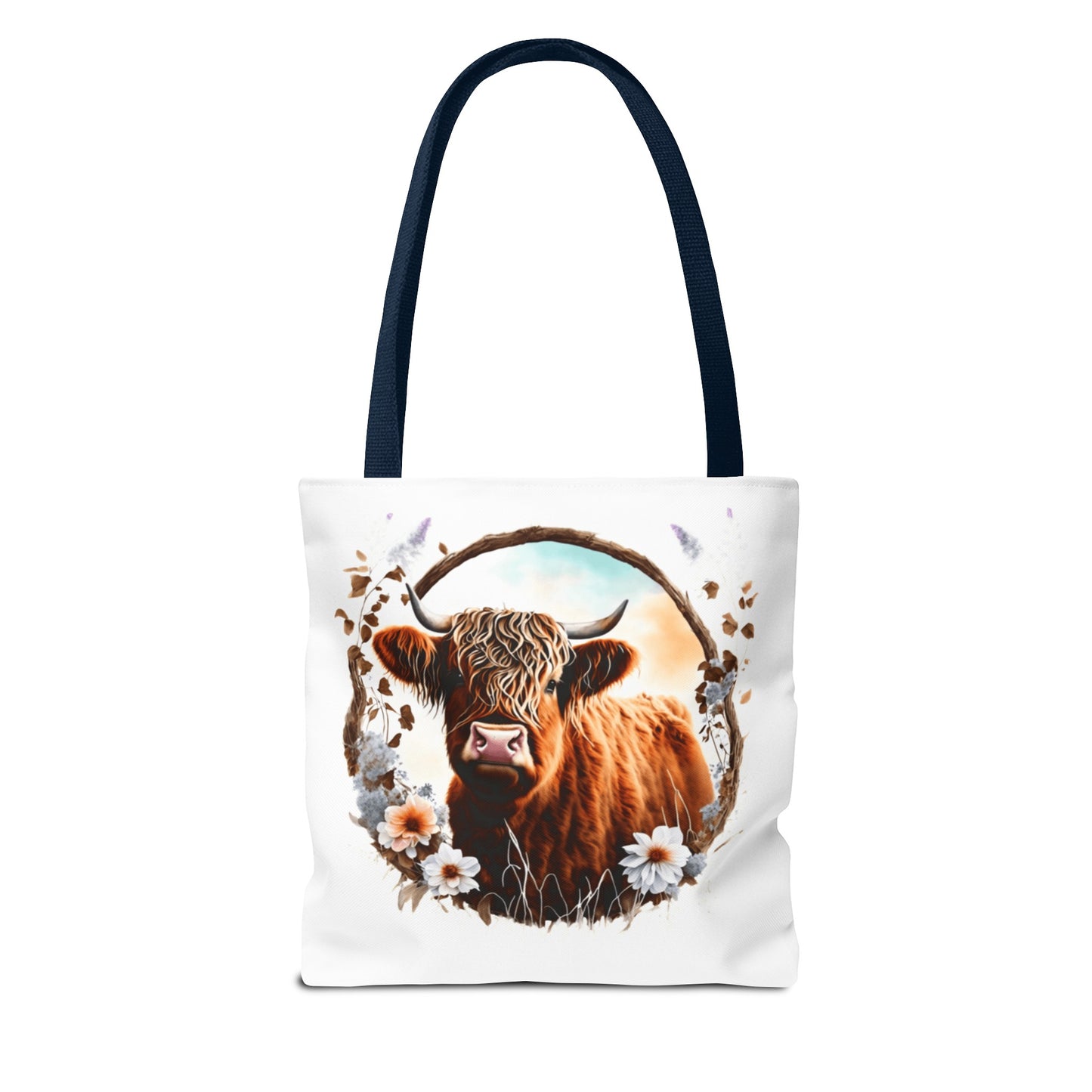 Highland Cattle Cow Tote Bag (AOP)