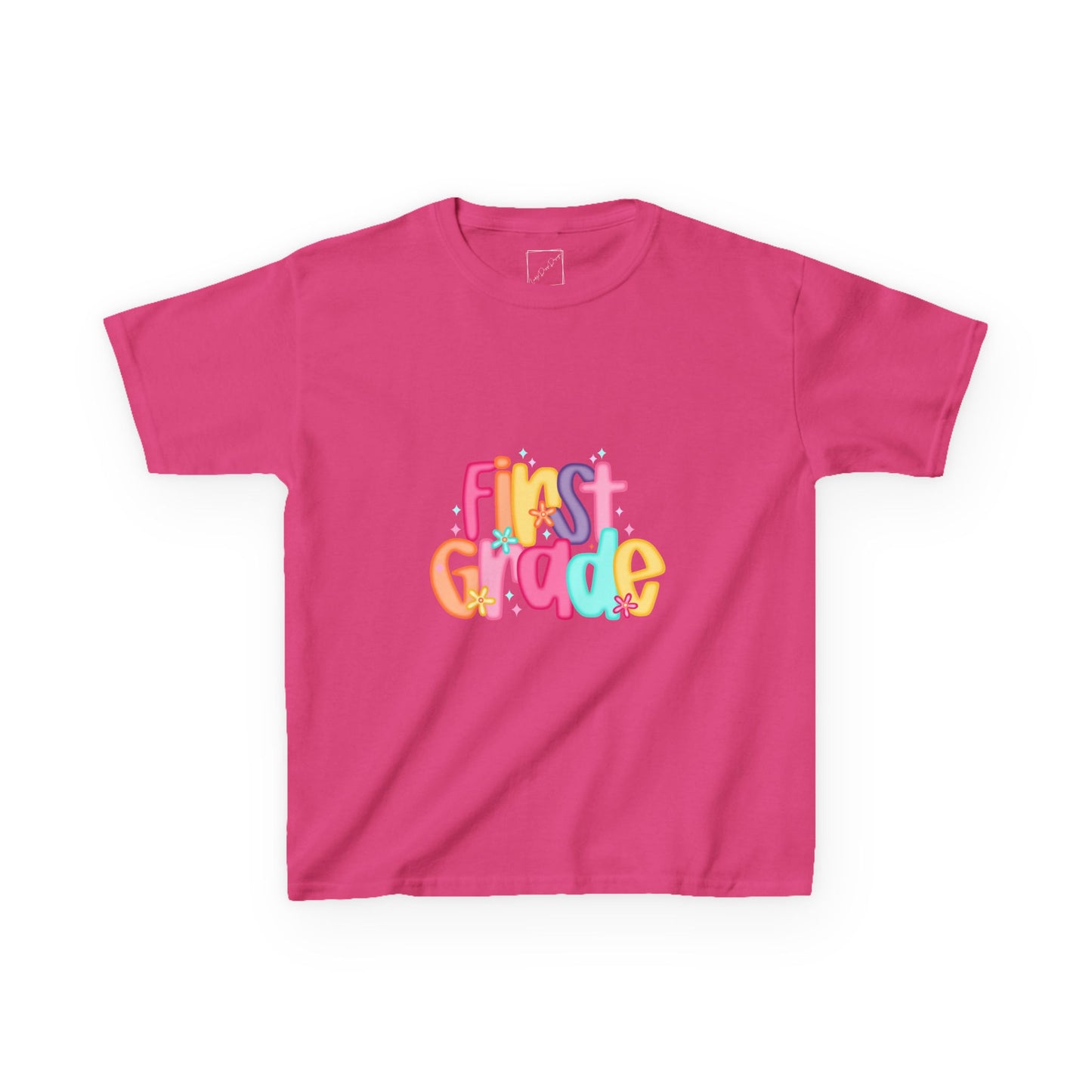 Colorful Kids First Grade Tee - Ideal for Celebrations, Birthdays, Back to School, Gifts, and Everyday Wear