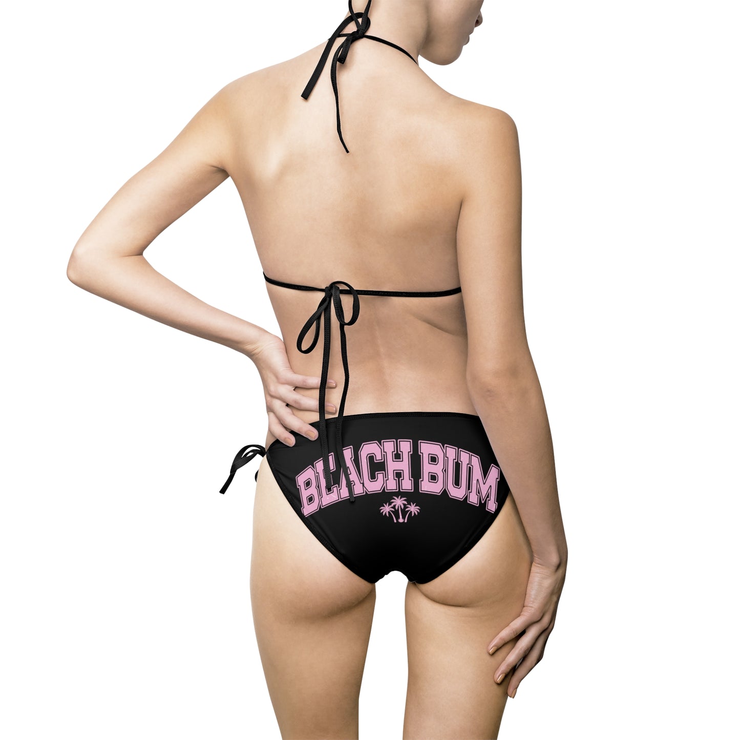 Beach Bum Bikini Swimsuit, Women's Backside Design Butt Cheeks, Beachwear,