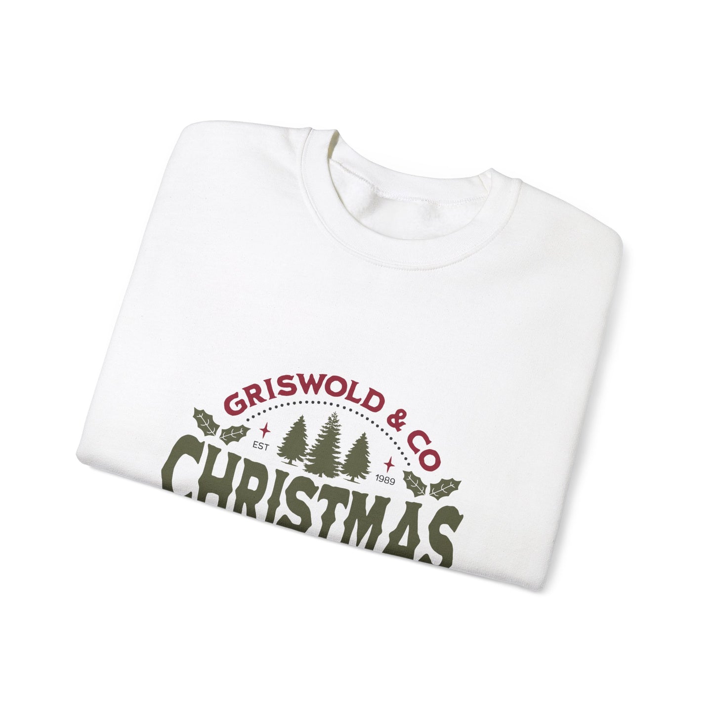 Griswold& Co Christmas Trees Unisex Heavy Blend™ Crewneck Sweatshirt