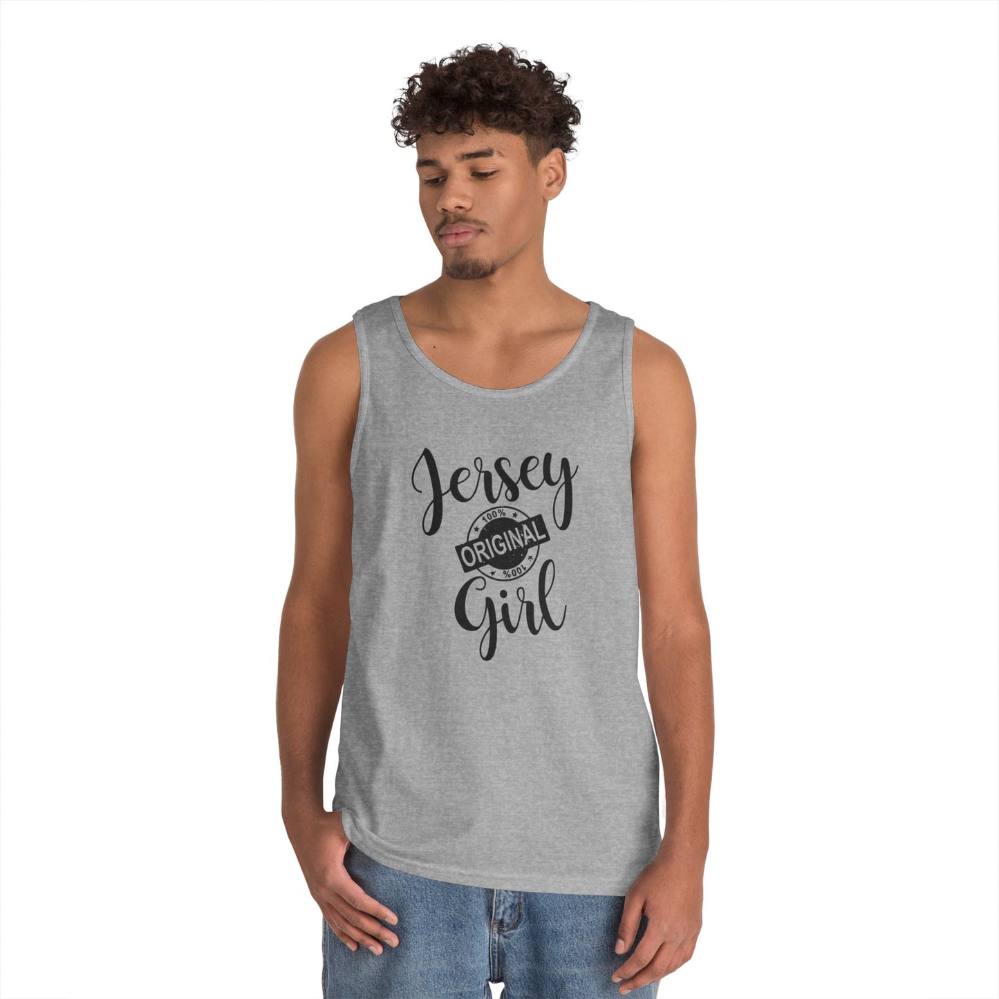 Jersey Girl Tank Top, Summer Apparel, Gift for New Jersey Lovers, Casual Wear, Travel Essentials, Beach Ready Clothing
