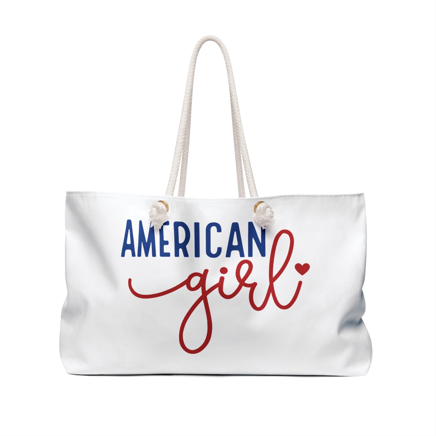 American Girl Weekender Bag, Travel Tote, Summer Vacation Bag, Beach Bag, Girls Trip Essentials