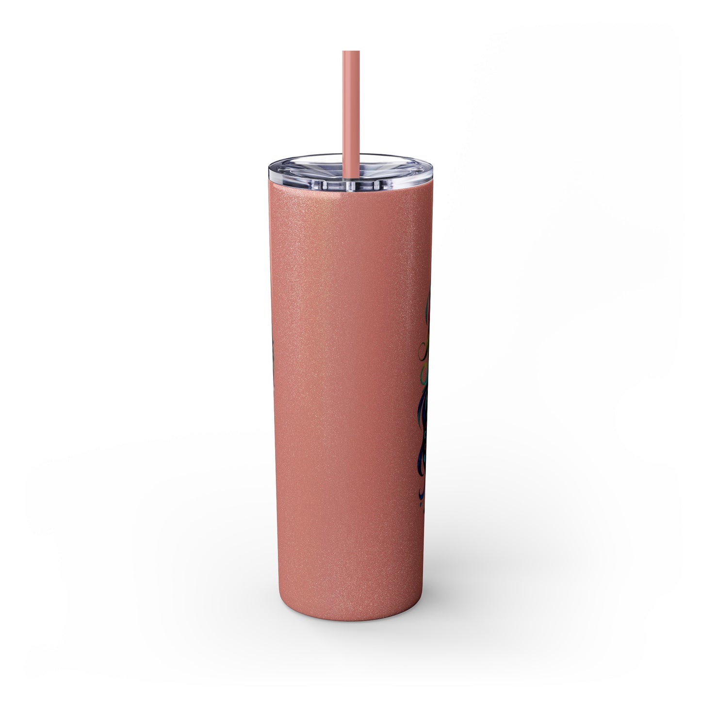 Mom Mother Child Mothers Day Skinny Tumbler with Straw, 20oz