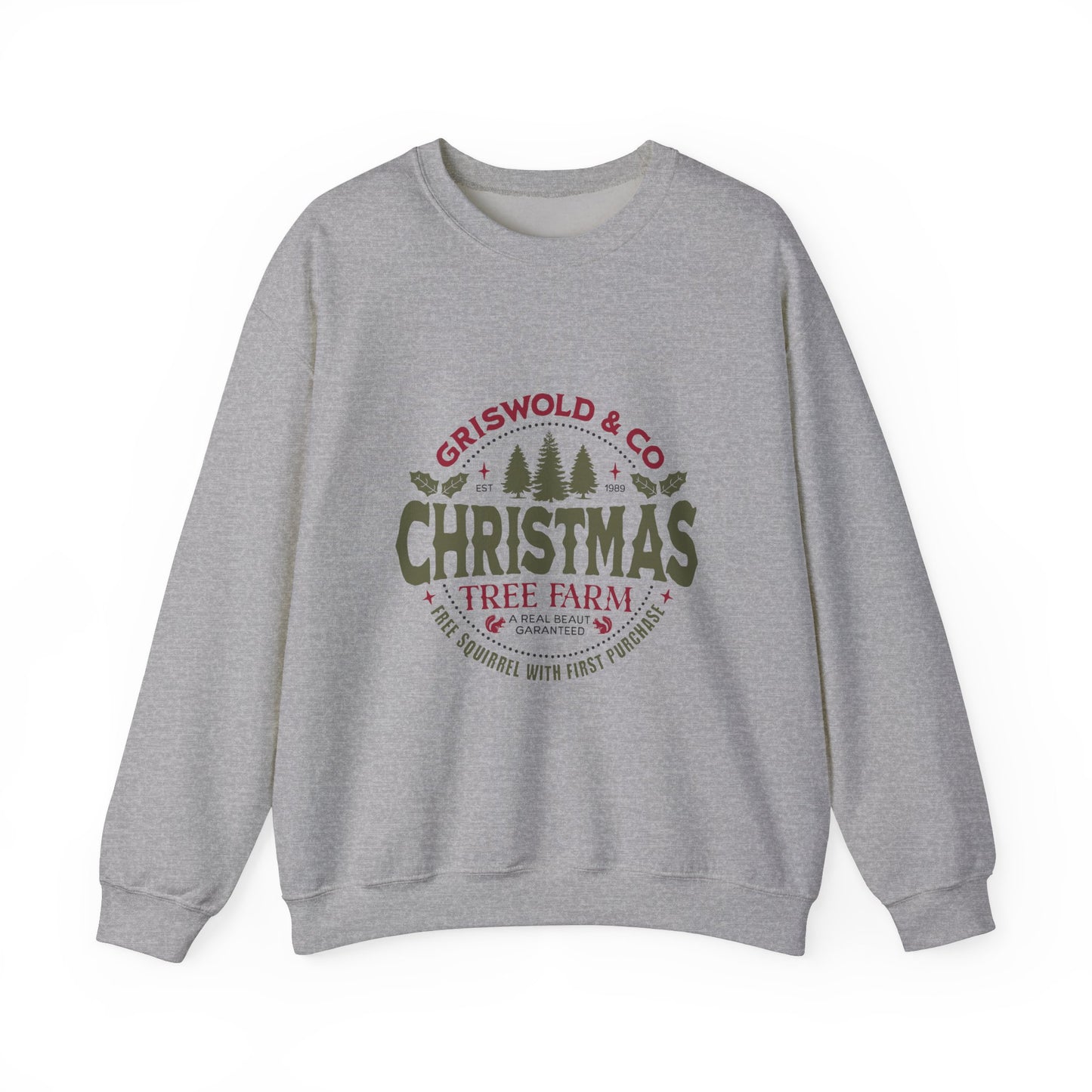Griswold& Co Christmas Trees Unisex Heavy Blend™ Crewneck Sweatshirt