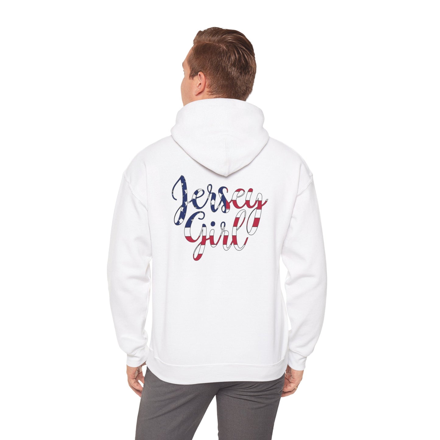Jersey Girl Unisex Hoodie | Cozy Sweatshirt for All Occasions, Casual Wear, Gift for Jersey Lovers, Comfort Apparel