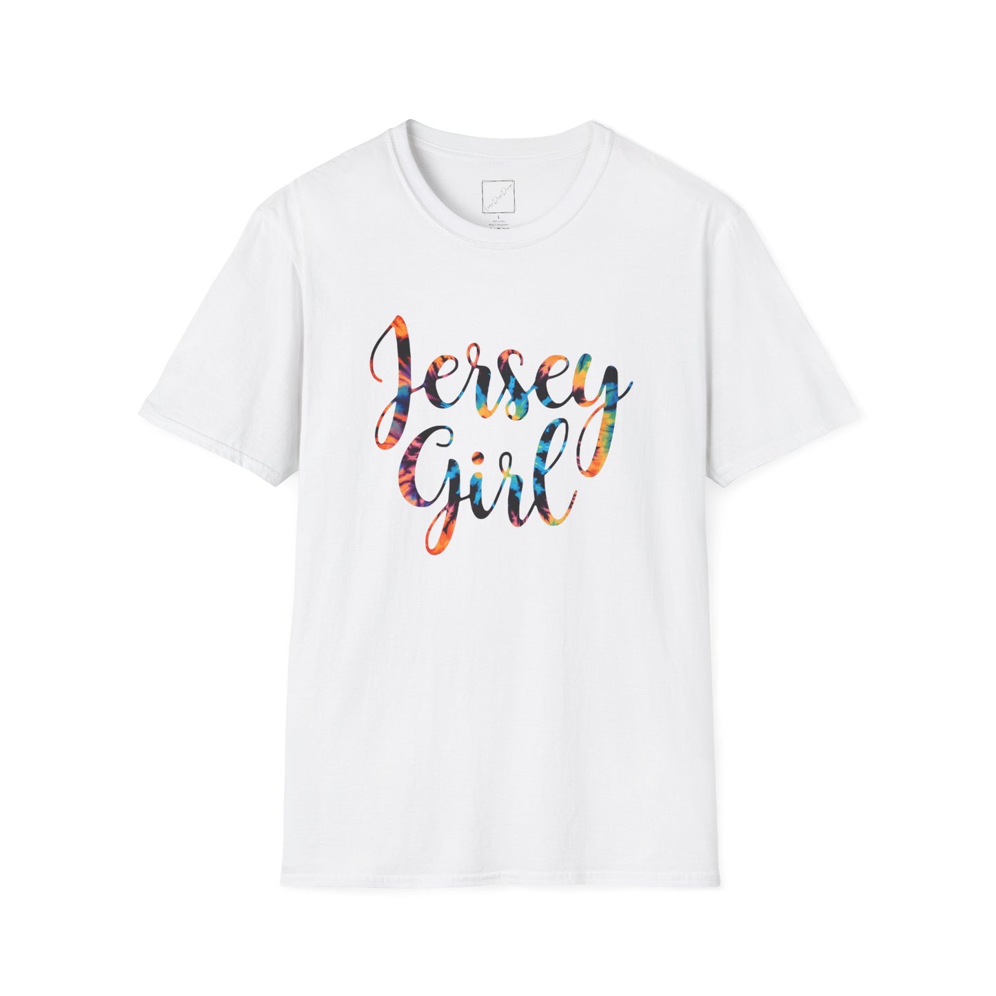 Jersey Girl T-Shirt, Unisex Softstyle Tee, Casual Wear, Gift for Jersey Residents, Summer Fashion, Birthday Present