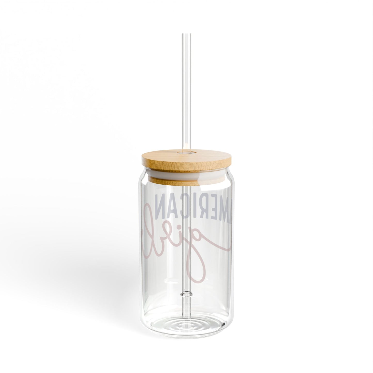 American Girl Sipper Glass, 16oz | Perfect for Summer Gatherings, Gifts for Friends, Eco-Friendly Drinkware, Party Favors, Celebrations
