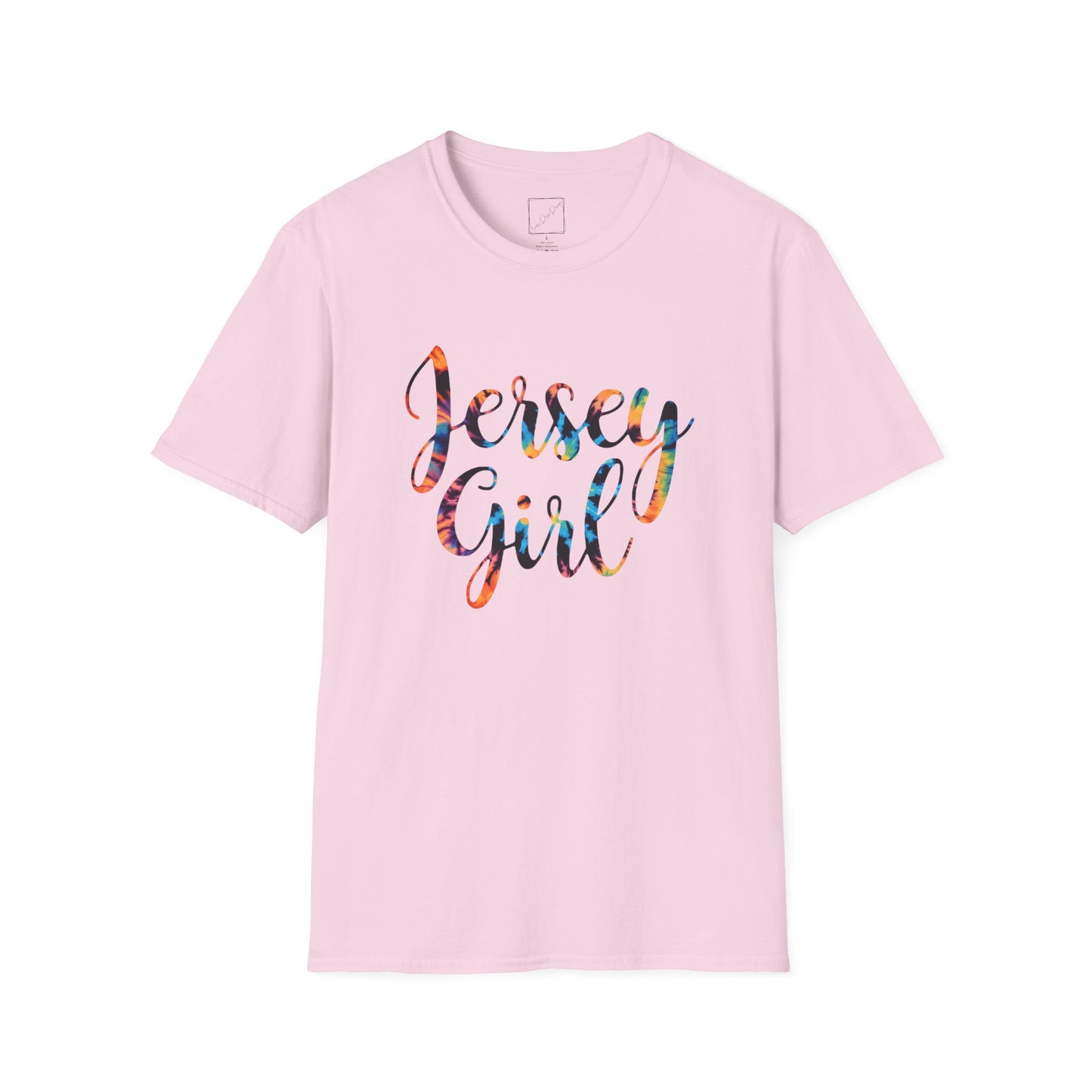 Jersey Girl T-Shirt, Unisex Softstyle Tee, Casual Wear, Gift for Jersey Residents, Summer Fashion, Birthday Present