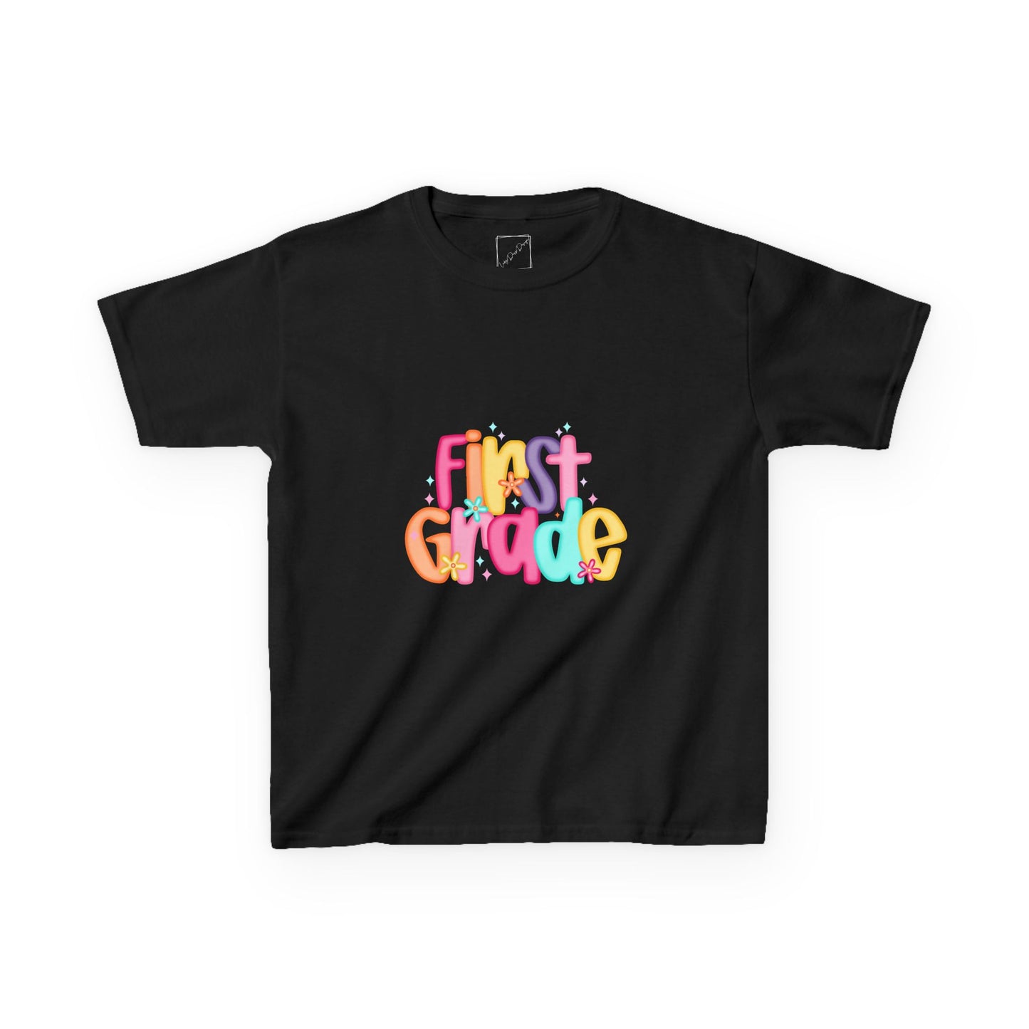Colorful Kids First Grade Tee - Ideal for Celebrations, Birthdays, Back to School, Gifts, and Everyday Wear
