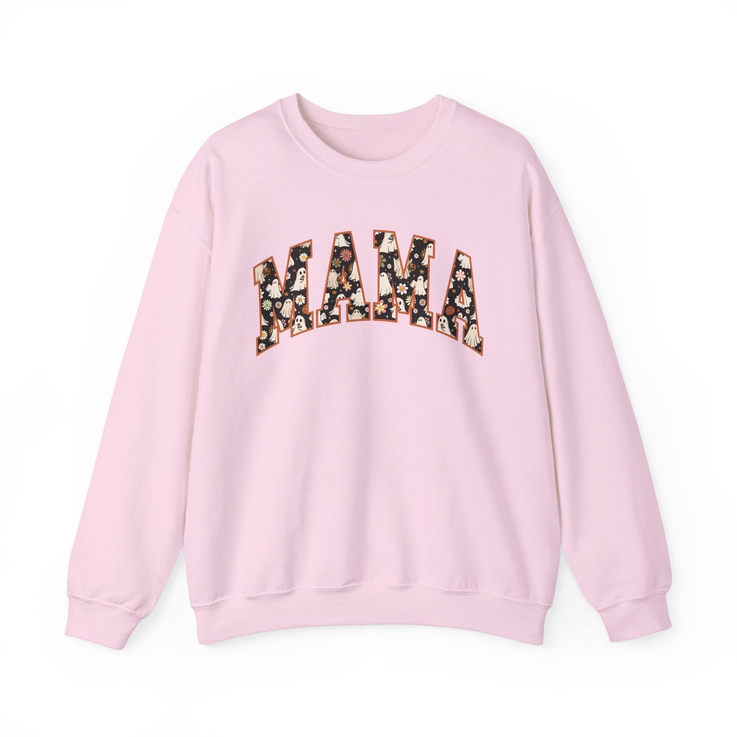 MAMA Halloween Ghost Spooky Unisex Heavy Blend™ Crewneck Sweatshirt