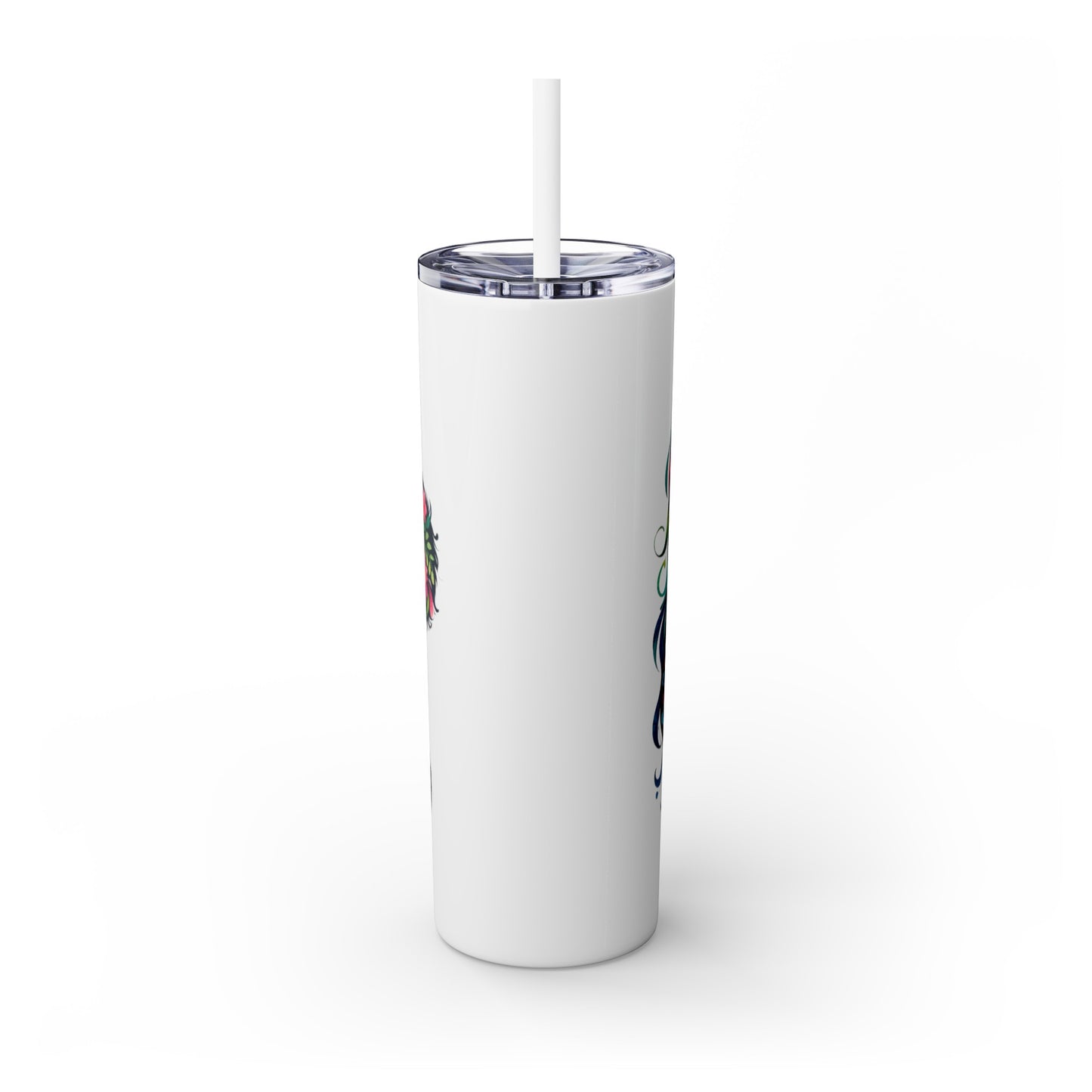 Mom Mothers Day Child Skinny Tumbler with Straw, 20oz