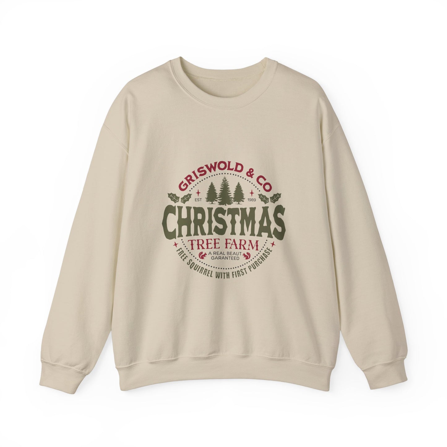 Griswold& Co Christmas Trees Unisex Heavy Blend™ Crewneck Sweatshirt