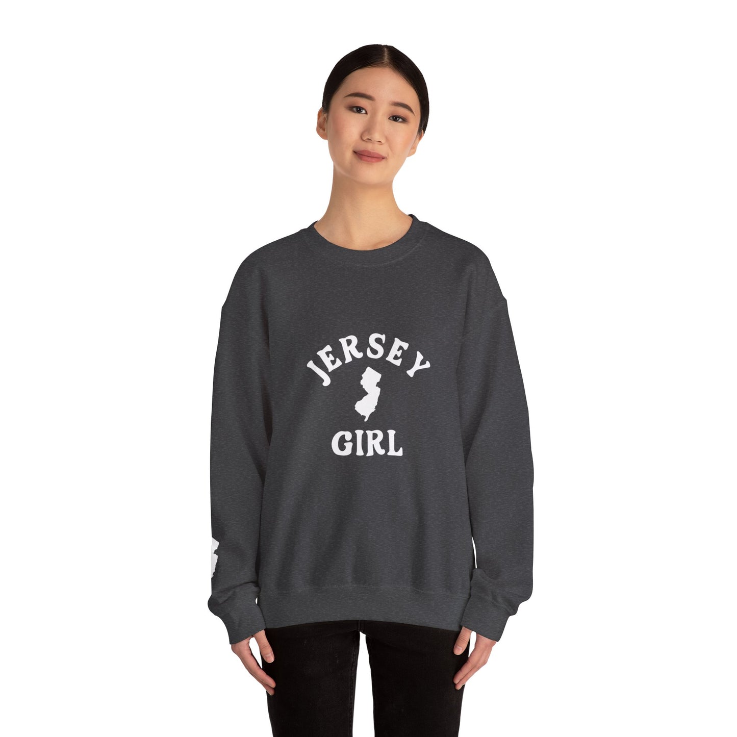 Jersey Girl Unisex Heavy Blend™ Crewneck Sweatshirt