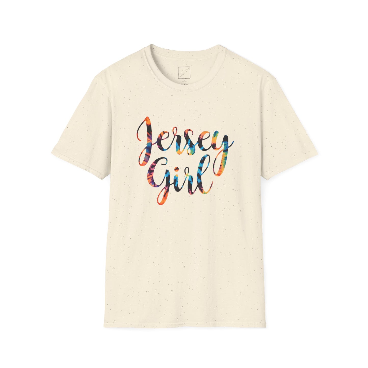 Jersey Girl T-Shirt, Unisex Softstyle Tee, Casual Wear, Gift for Jersey Residents, Summer Fashion, Birthday Present