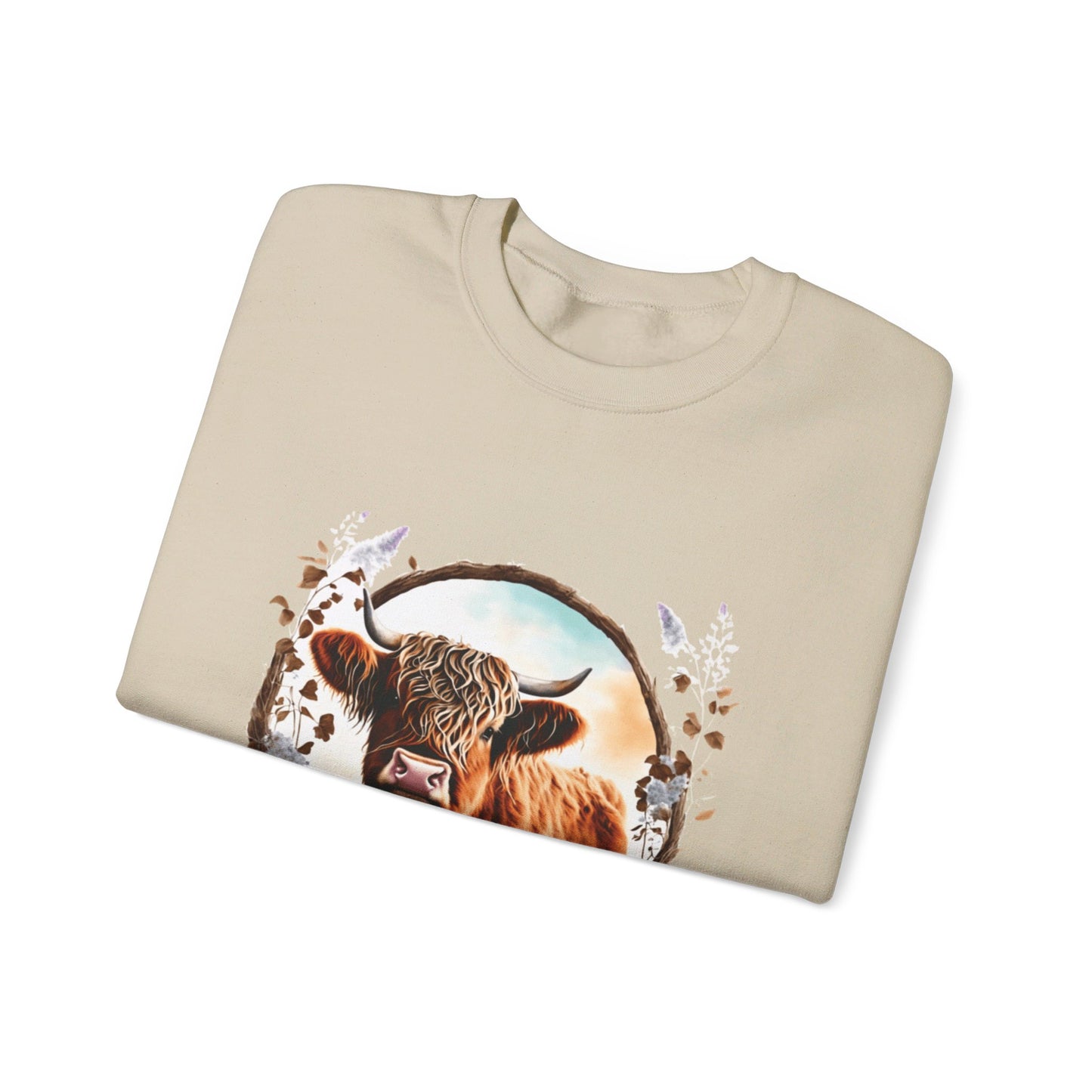 Highland Cattle Cow Unisex Heavy Blend™ Crewneck Sweatshirt