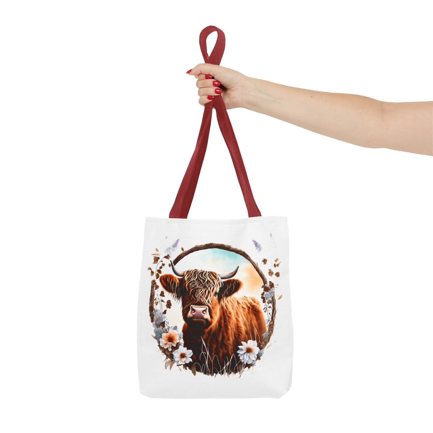 Highland Cattle Cow Tote Bag (AOP)