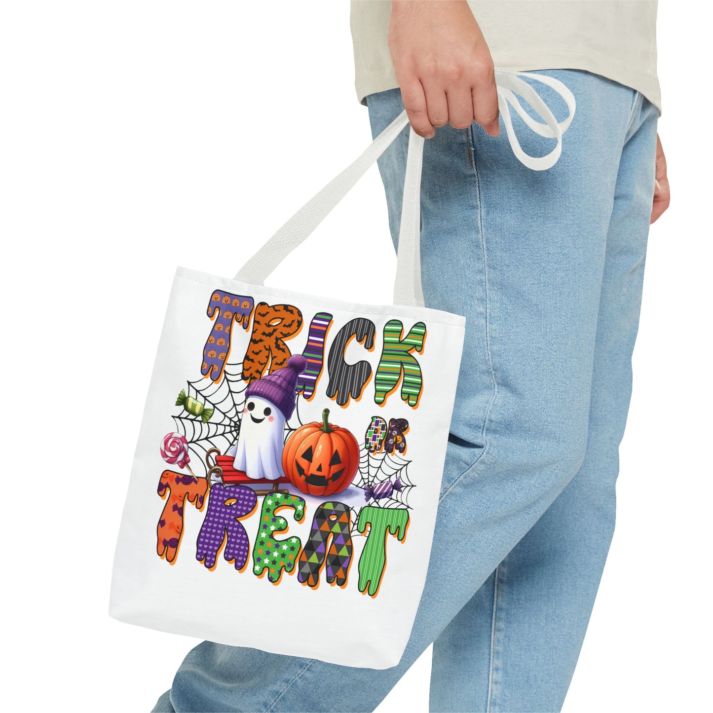 Trick or Treat Halloween Tote Bag (AOP)