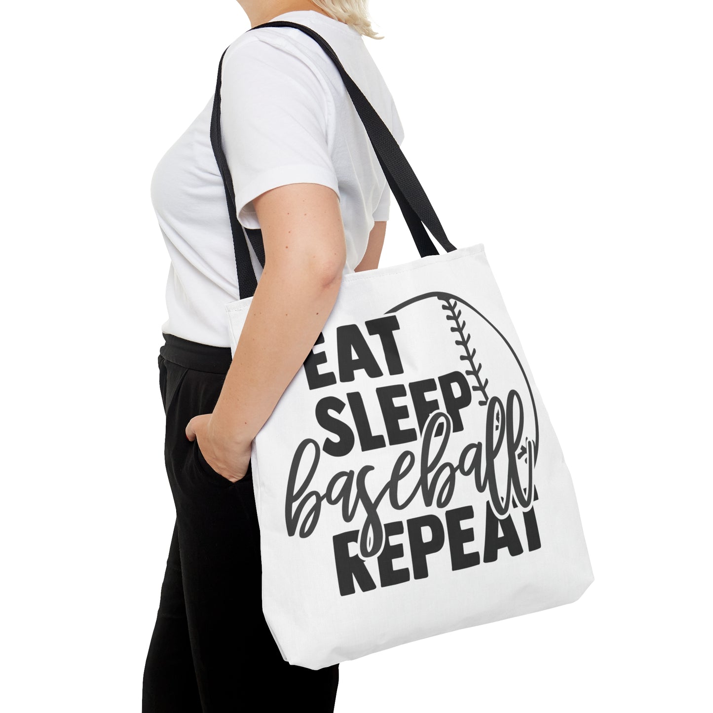 Eat Sleep Baseball Repeat AOP Tote Bag