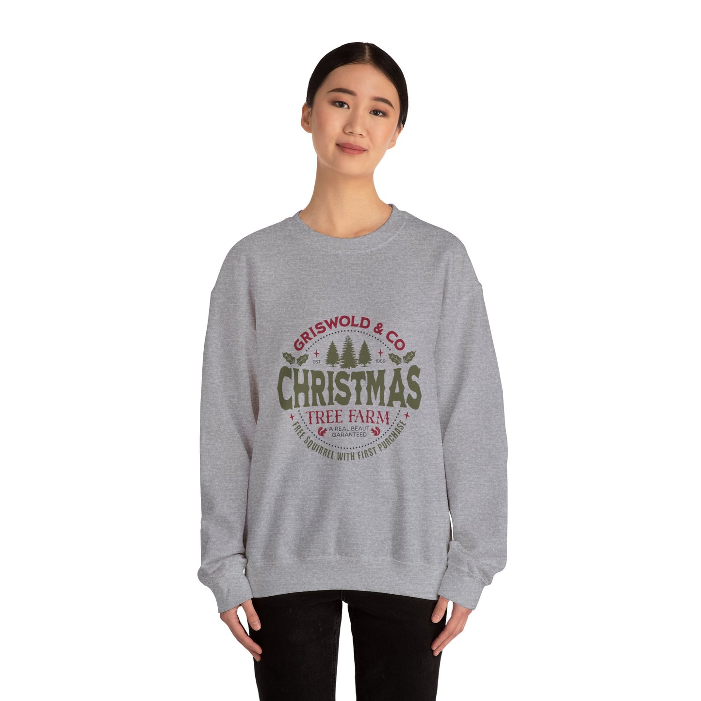 Griswold& Co Christmas Trees Unisex Heavy Blend™ Crewneck Sweatshirt