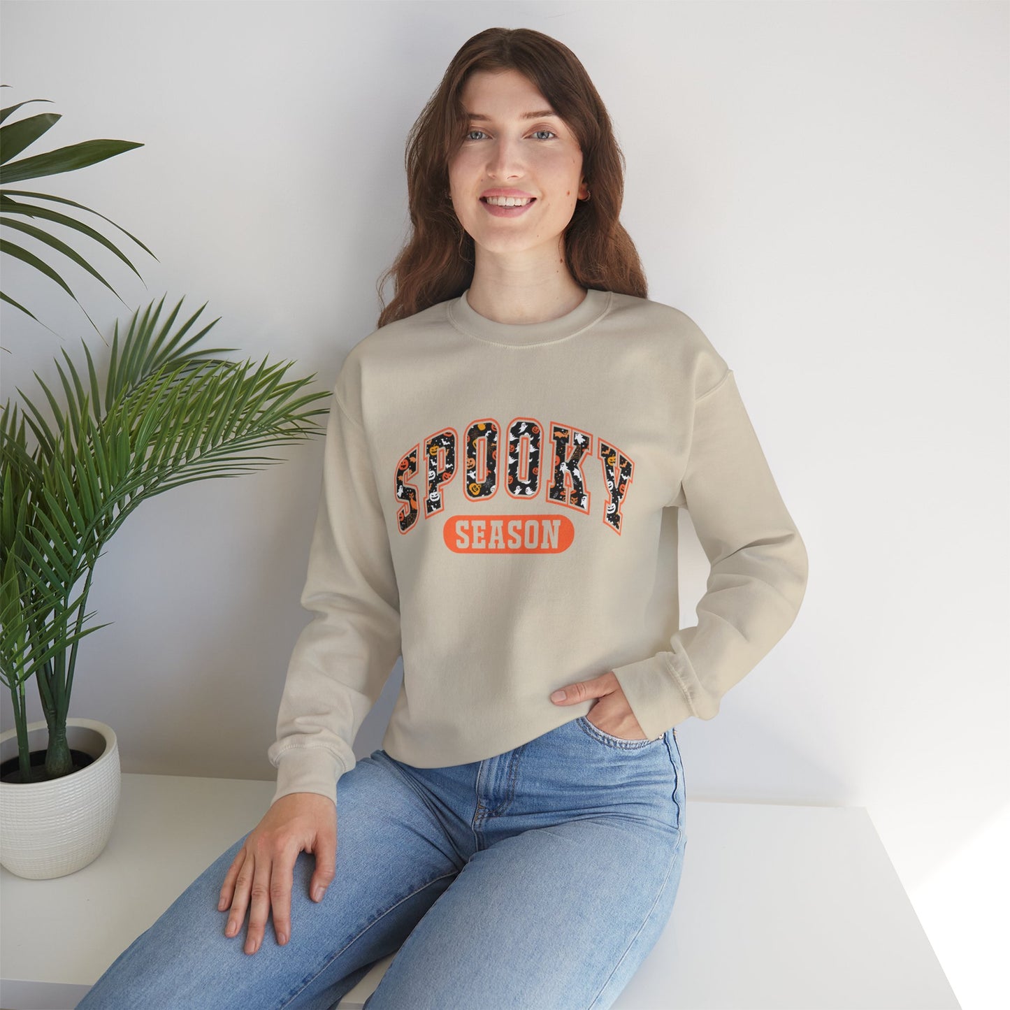Spooky Season Halloween Unisex Heavy Blend™ Crewneck Sweatshirt