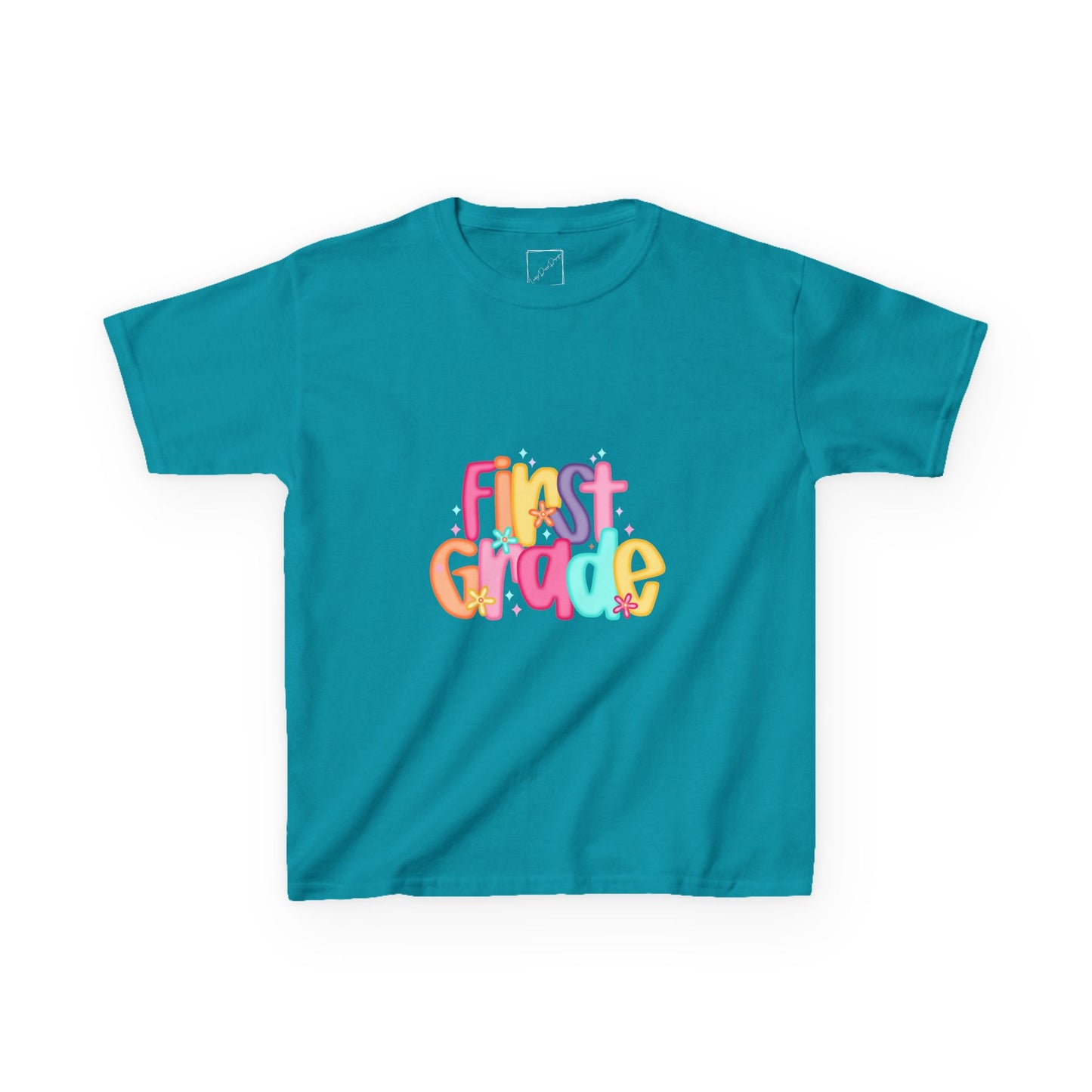 Colorful Kids First Grade Tee - Ideal for Celebrations, Birthdays, Back to School, Gifts, and Everyday Wear