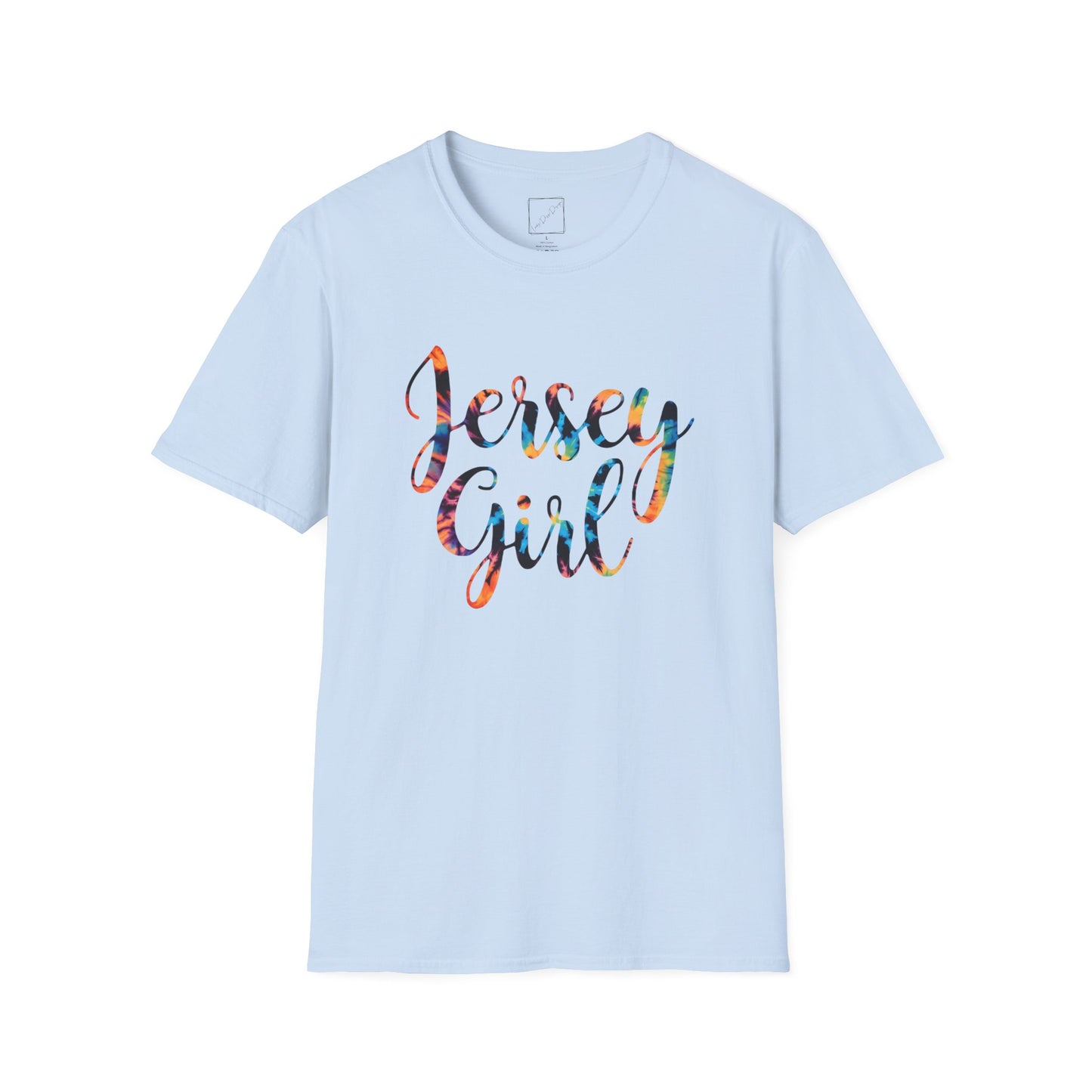 Jersey Girl T-Shirt, Unisex Softstyle Tee, Casual Wear, Gift for Jersey Residents, Summer Fashion, Birthday Present