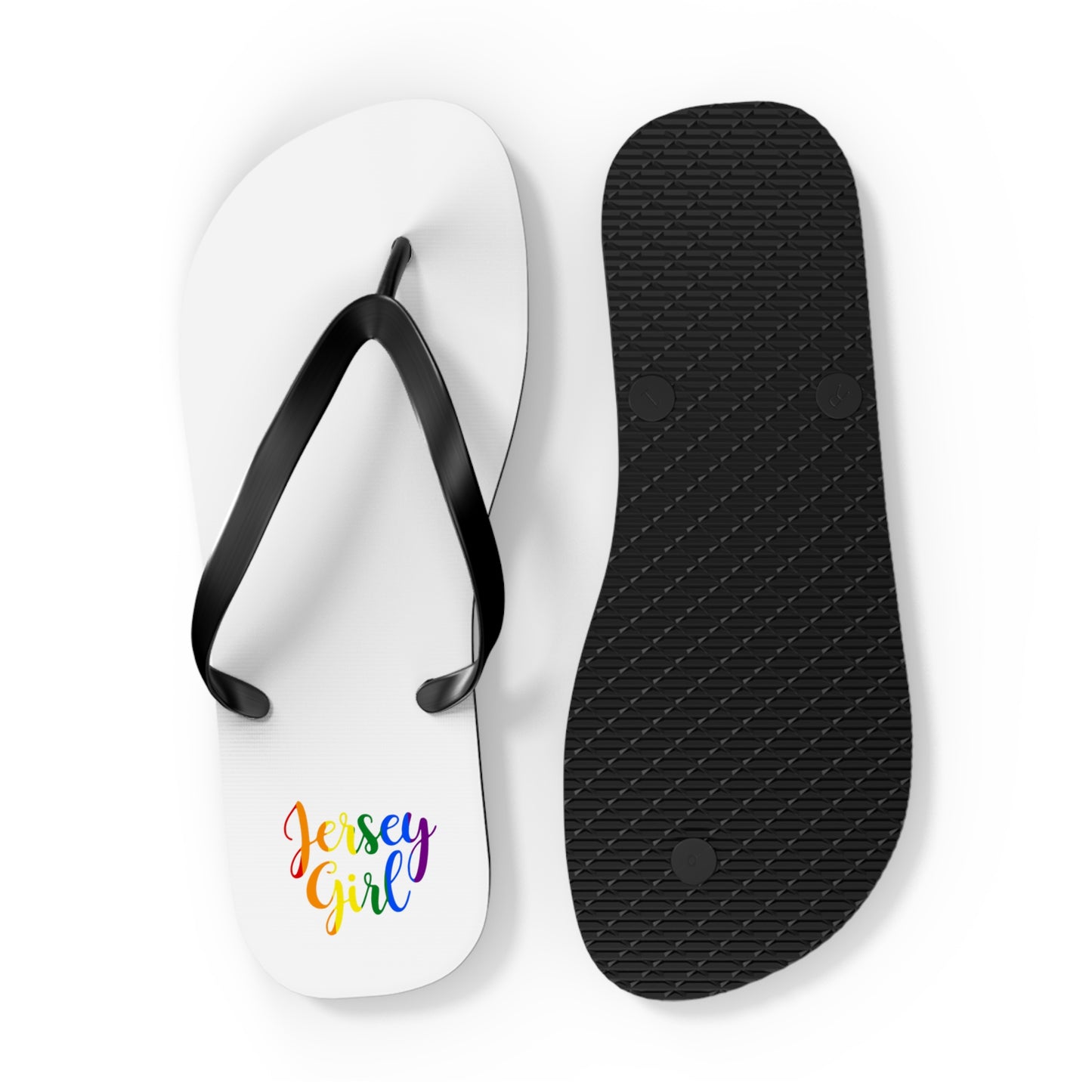 Flip Flops - Jersey Girl Rainbow Pride