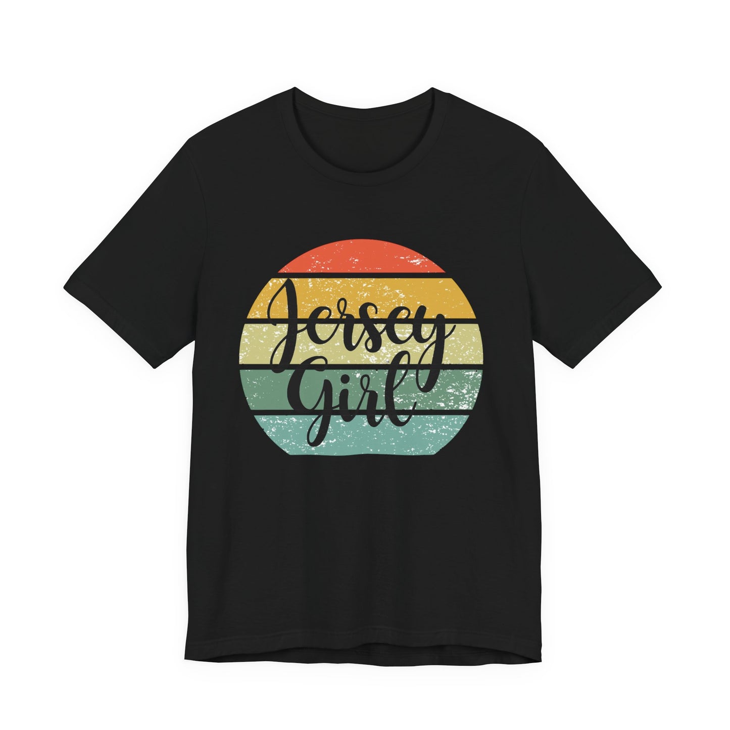 Jersey Girl Vintage Tee, Casual T-Shirt, Summer Top, Gift for Her, Birthday Celebration, Beachwear, Retro Style