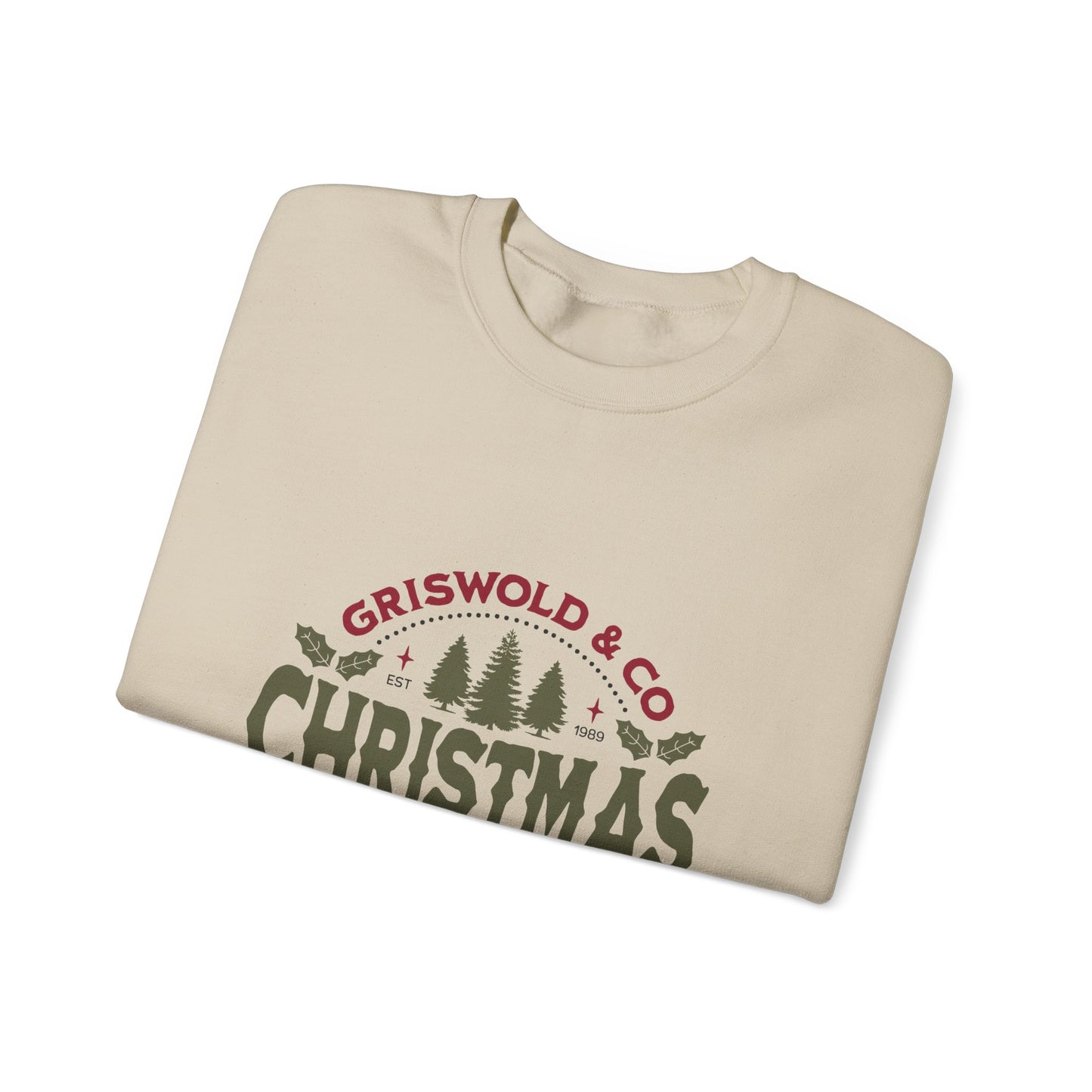 Griswold& Co Christmas Trees Unisex Heavy Blend™ Crewneck Sweatshirt
