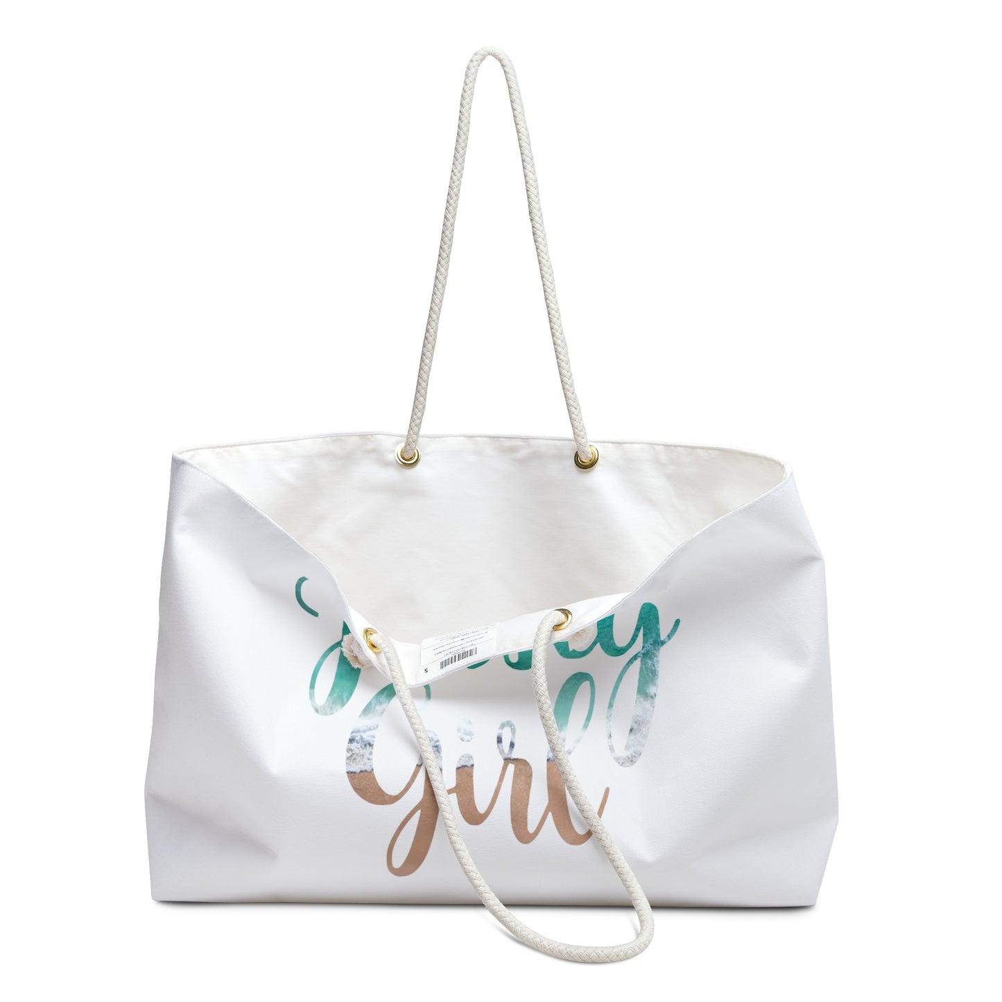 Jersey Girl Canvas Weekender Bag - Perfect for Travel, Beach Days, Gifts, Gym, or Daily Use