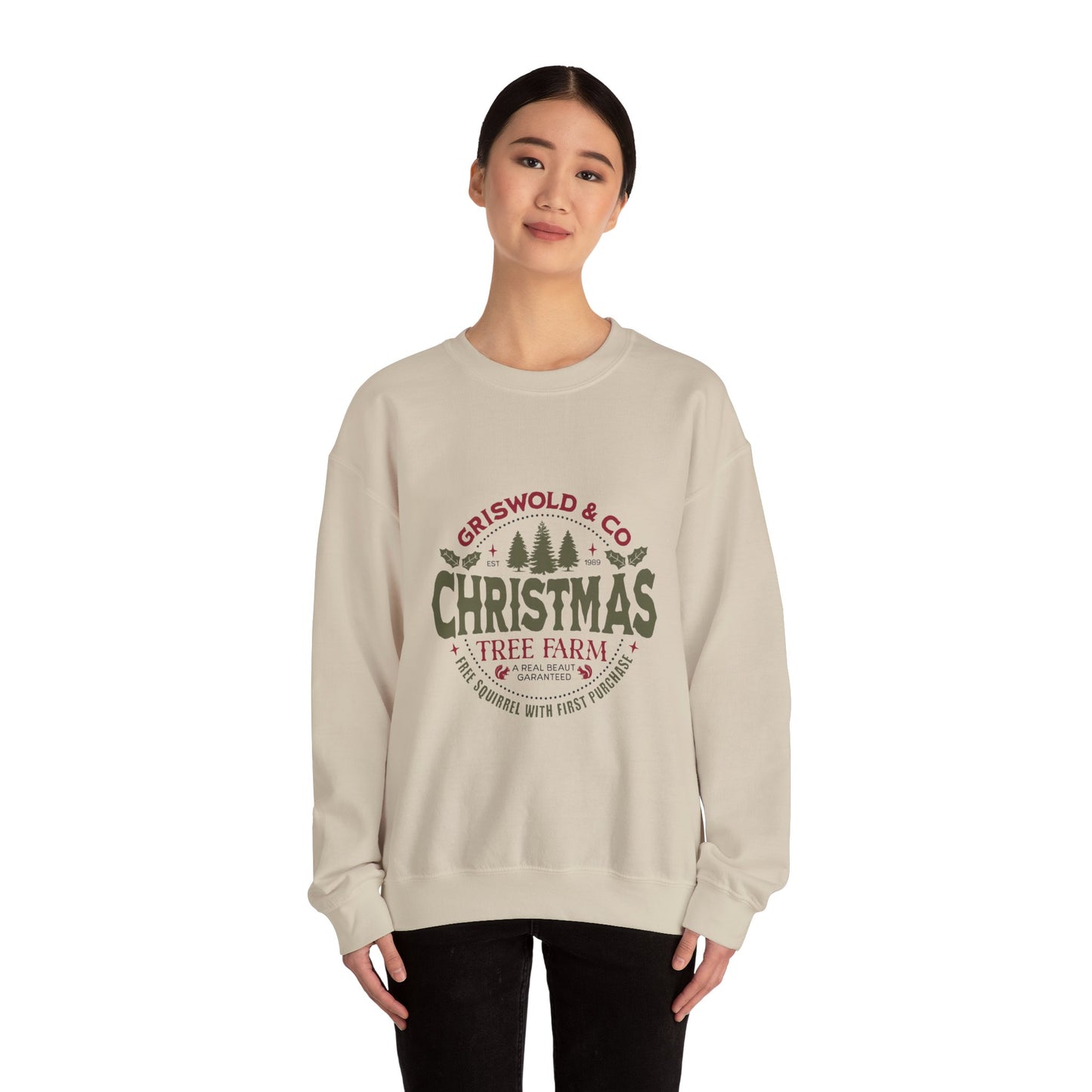 Griswold& Co Christmas Trees Unisex Heavy Blend™ Crewneck Sweatshirt